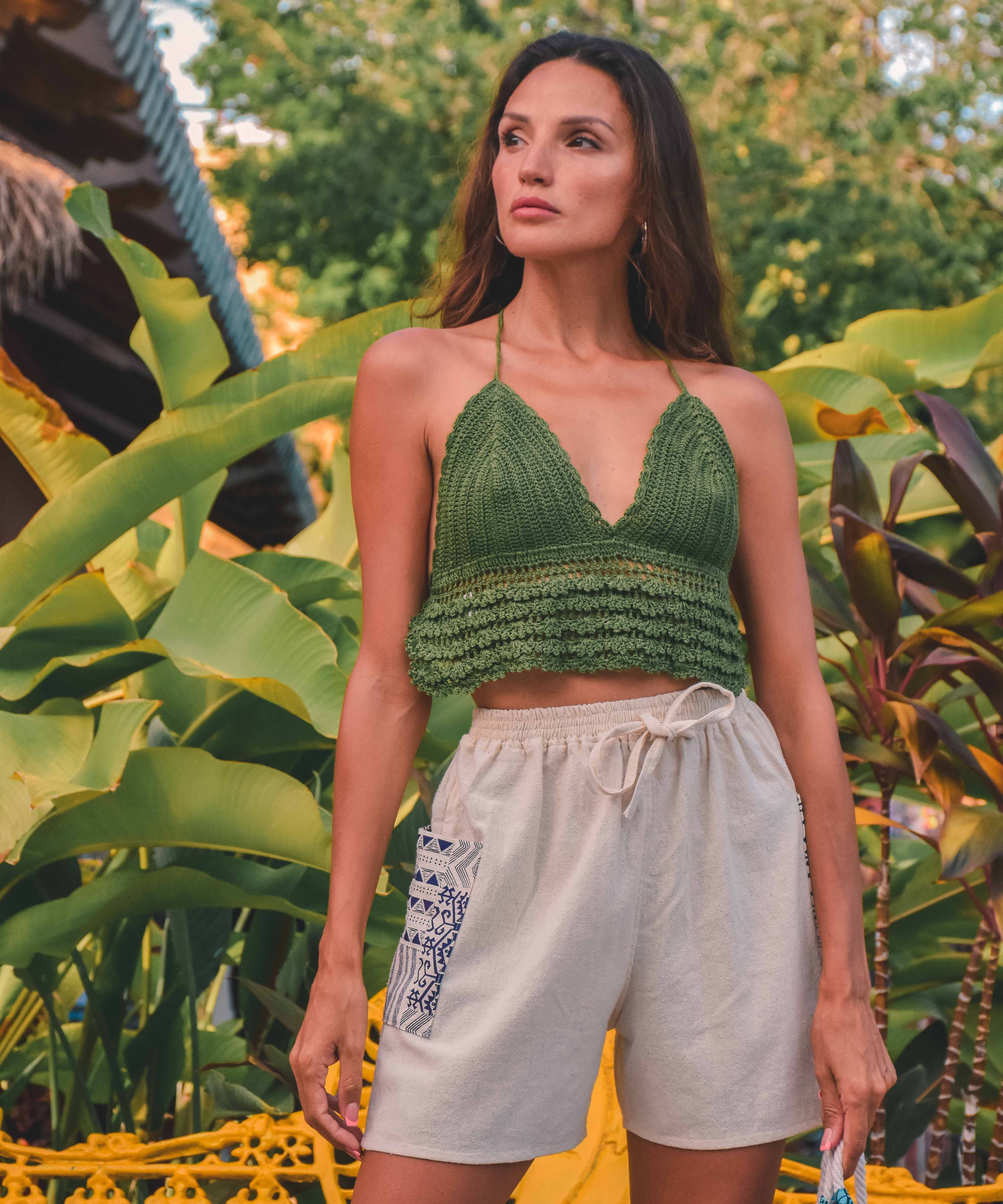 COZUMEL SHORTS Elepanta Women's Shorts - Buy Today Elephant Pants Jewelry And Bohemian Clothes Handmade In Thailand Help To Save The Elephants FairTrade And Vegan