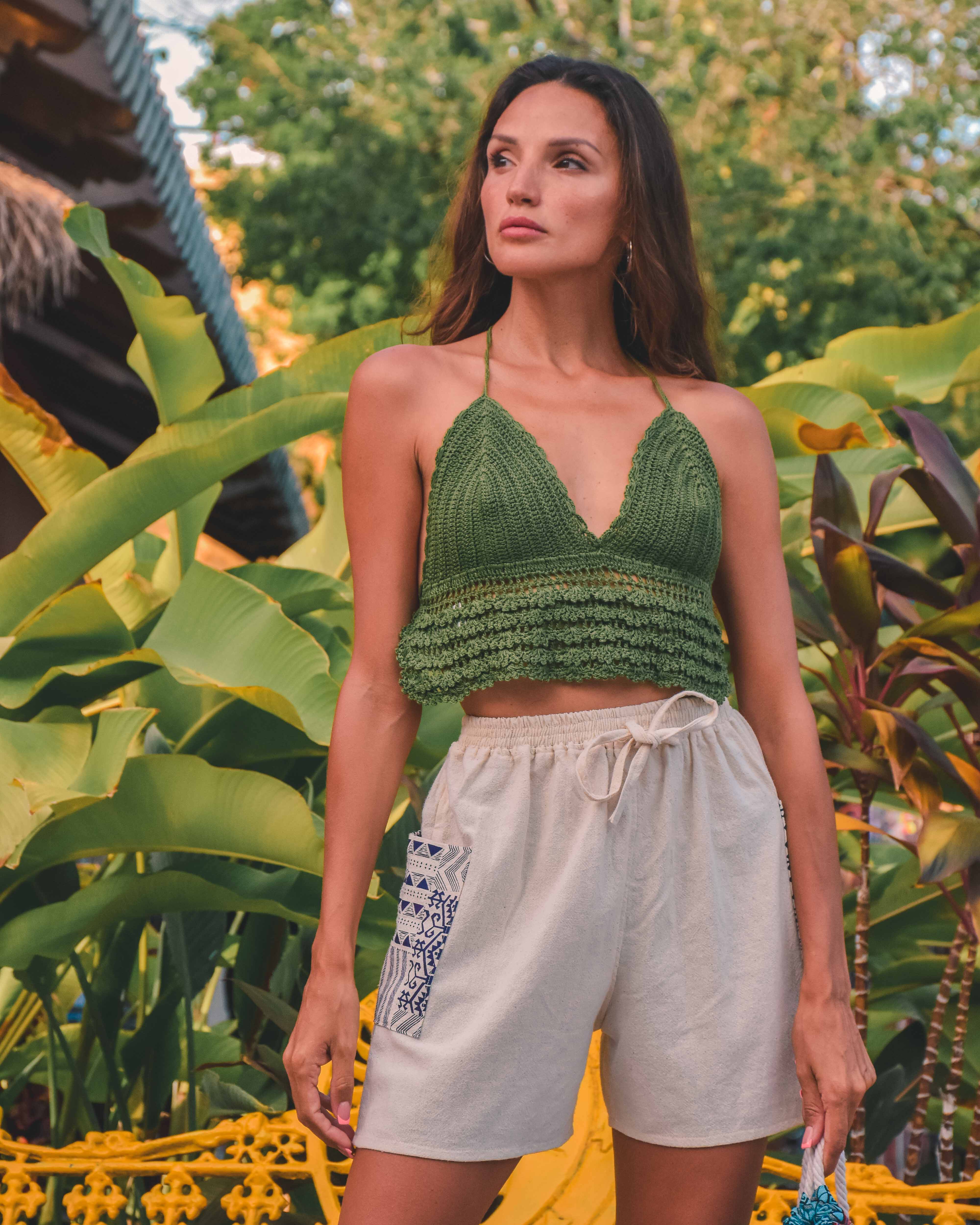COZUMEL SHORTS Elepanta Women's Shorts - Buy Today Elephant Pants Jewelry And Bohemian Clothes Handmade In Thailand Help To Save The Elephants FairTrade And Vegan