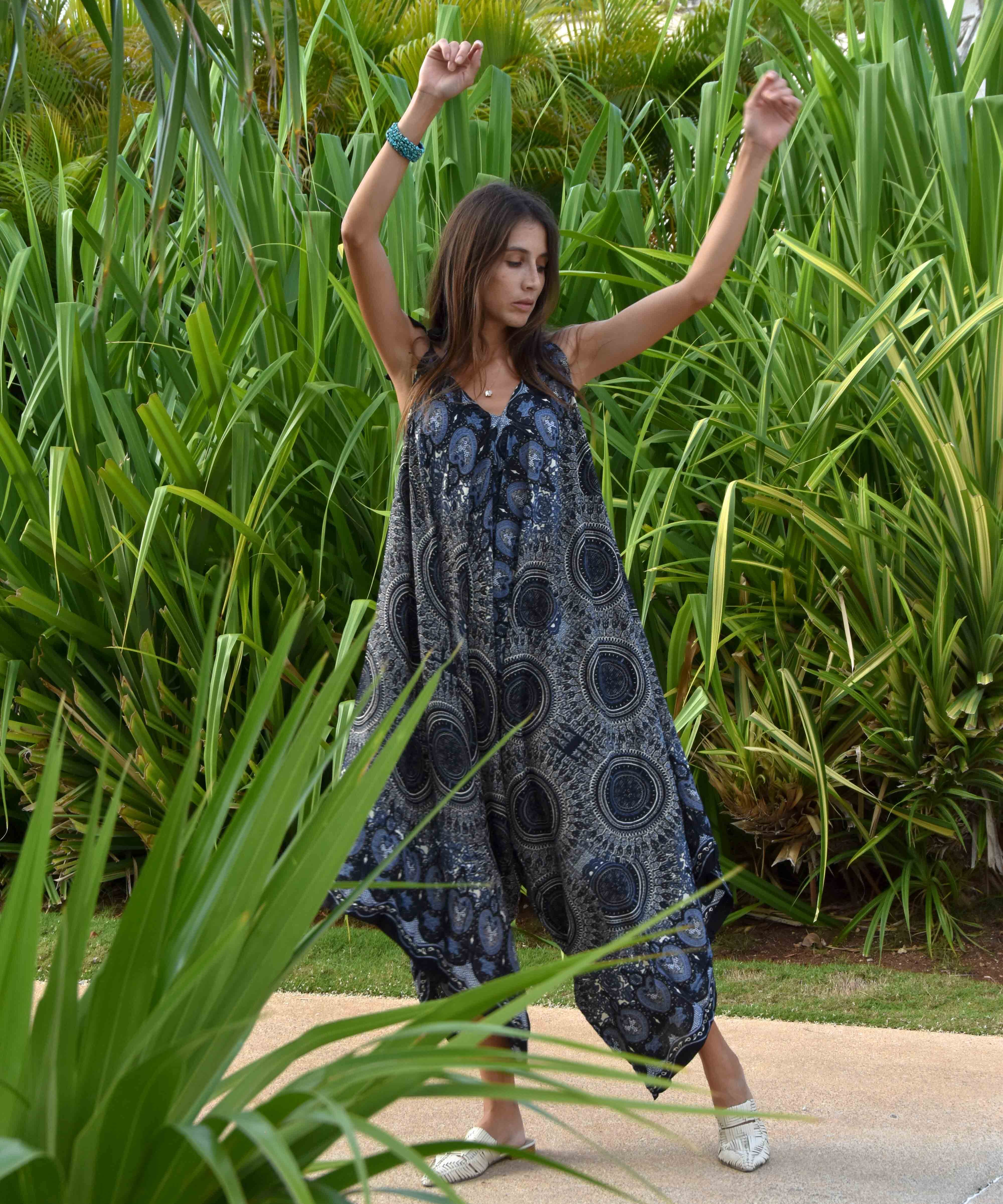 TULUM JUMPSUIT DRESS Elepanta Jumpsuits - Buy Today Elephant Pants Jewelry And Bohemian Clothes Handmade In Thailand Help To Save The Elephants FairTrade And Vegan
