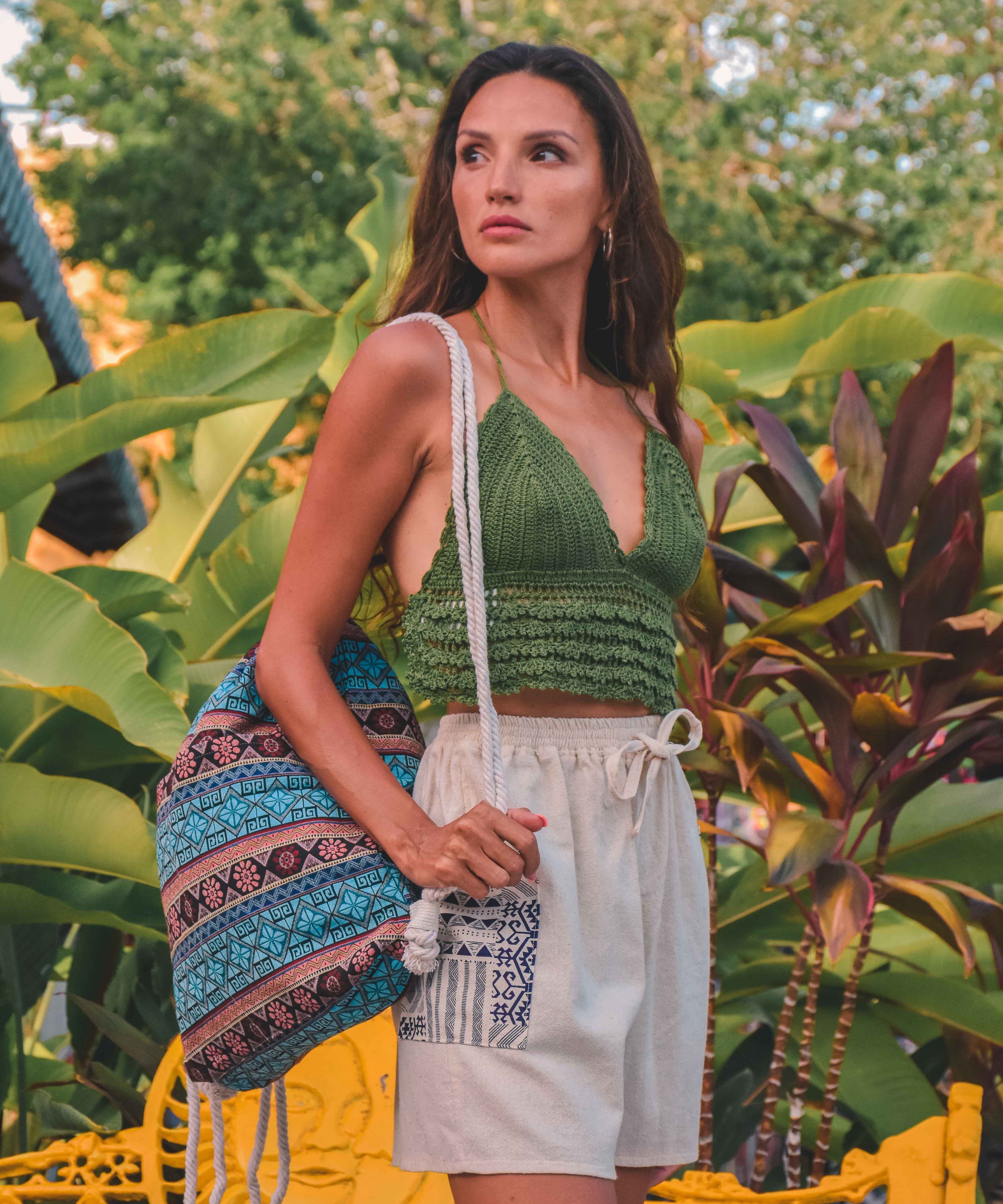 COZUMEL SHORTS Elepanta Women's Shorts - Buy Today Elephant Pants Jewelry And Bohemian Clothes Handmade In Thailand Help To Save The Elephants FairTrade And Vegan