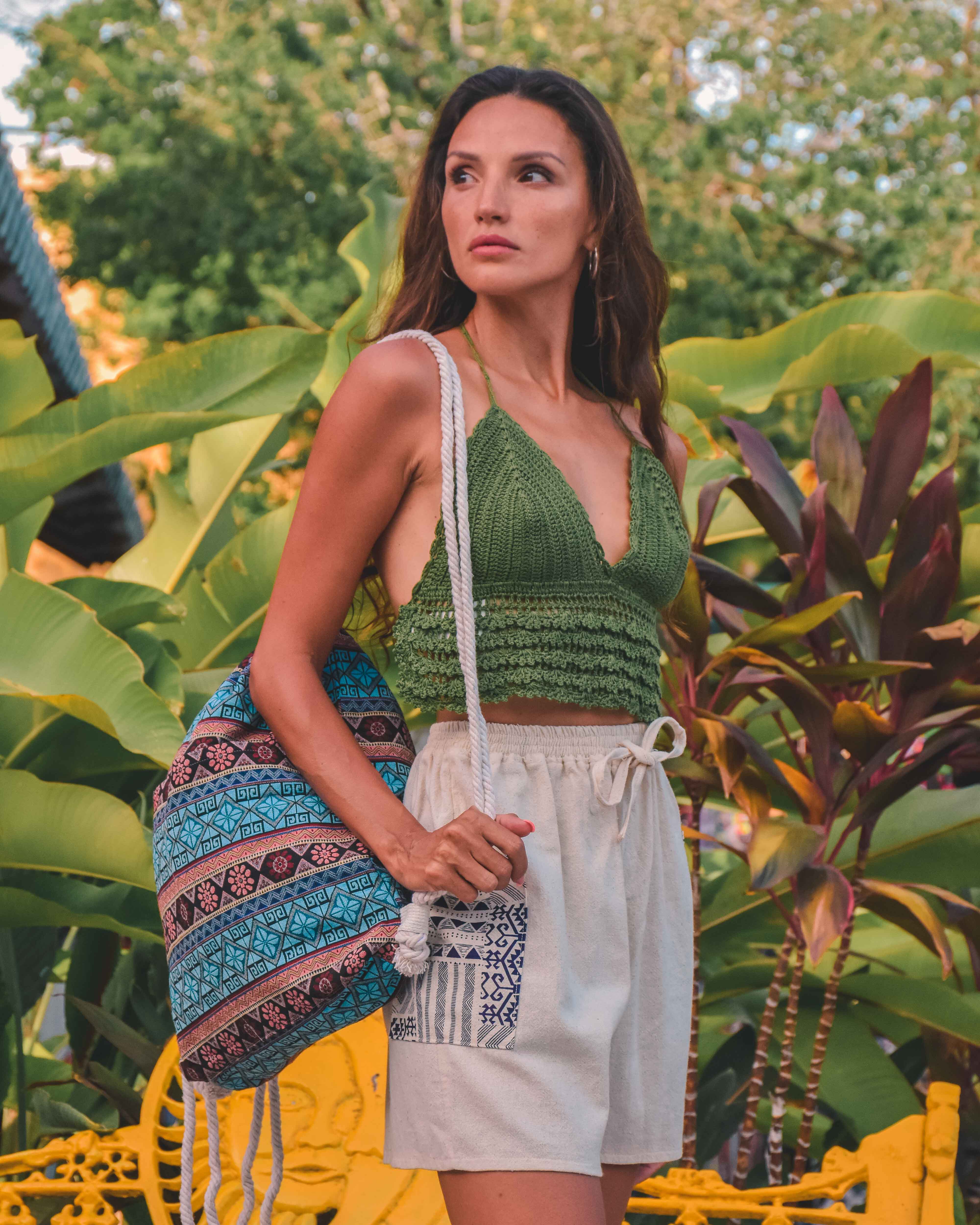 COZUMEL SHORTS Elepanta Women's Shorts - Buy Today Elephant Pants Jewelry And Bohemian Clothes Handmade In Thailand Help To Save The Elephants FairTrade And Vegan