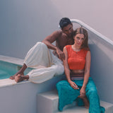 AZULKO TOP Elepanta Women's Top - Buy Today Elephant Pants Jewelry And Bohemian Clothes Handmade In Thailand Help To Save The Elephants FairTrade And Vegan