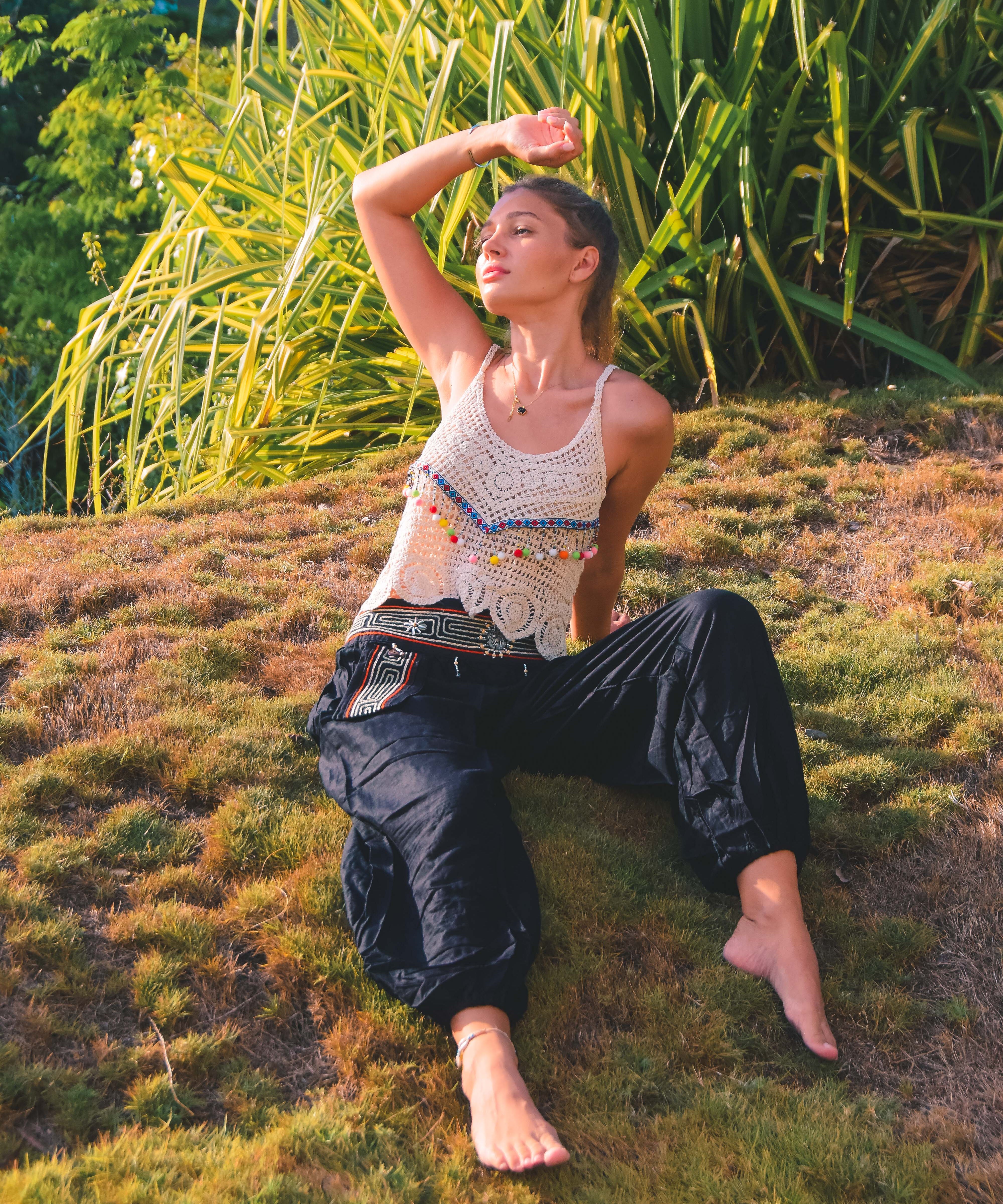 TAHITI TOP Elepanta Crochet Tops - Buy Today Elephant Pants Jewelry And Bohemian Clothes Handmade In Thailand Help To Save The Elephants FairTrade And Vegan