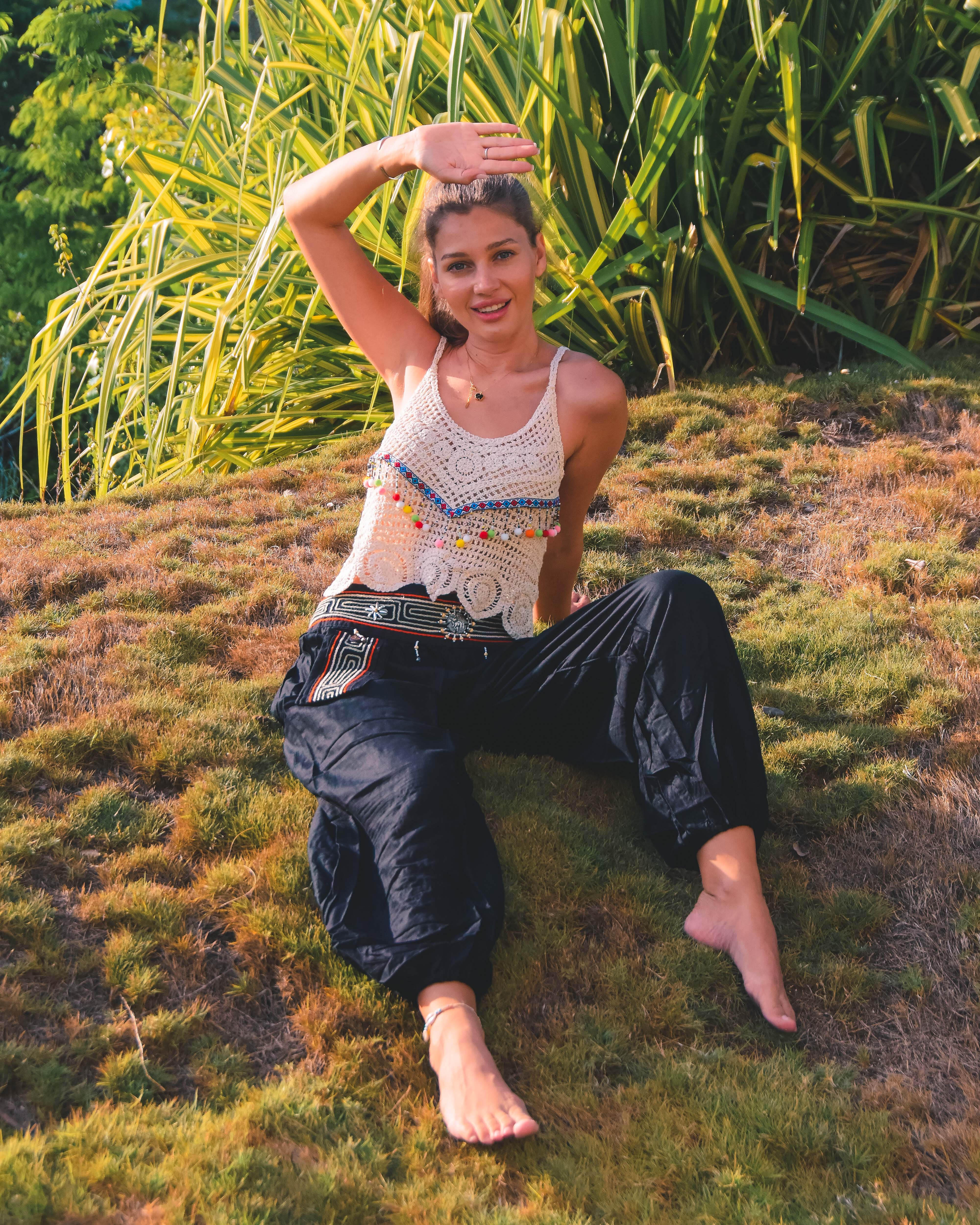 TAHITI TOP Elepanta Crochet Tops - Buy Today Elephant Pants Jewelry And Bohemian Clothes Handmade In Thailand Help To Save The Elephants FairTrade And Vegan