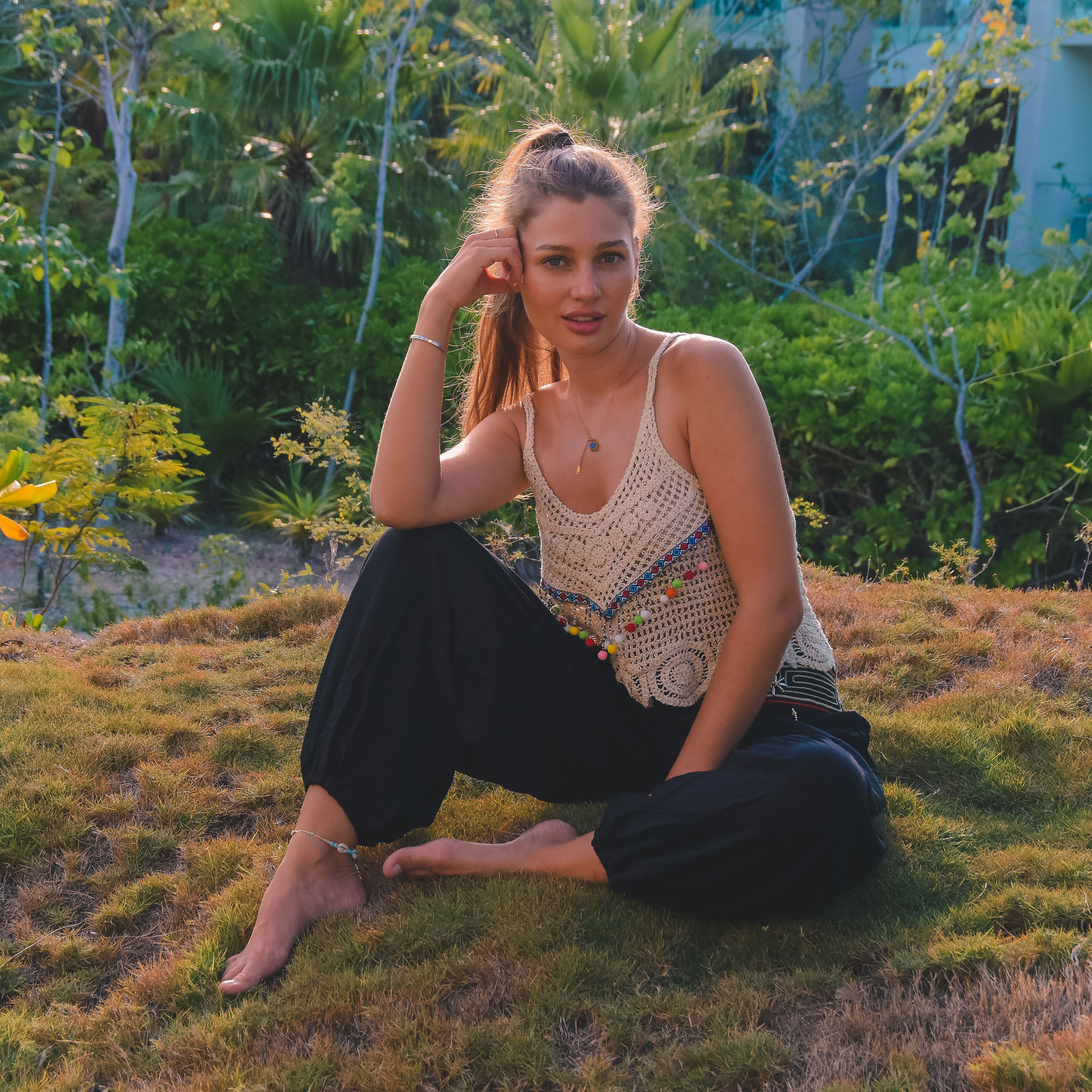 TAHITI TOP Elepanta Crochet Tops - Buy Today Elephant Pants Jewelry And Bohemian Clothes Handmade In Thailand Help To Save The Elephants FairTrade And Vegan
