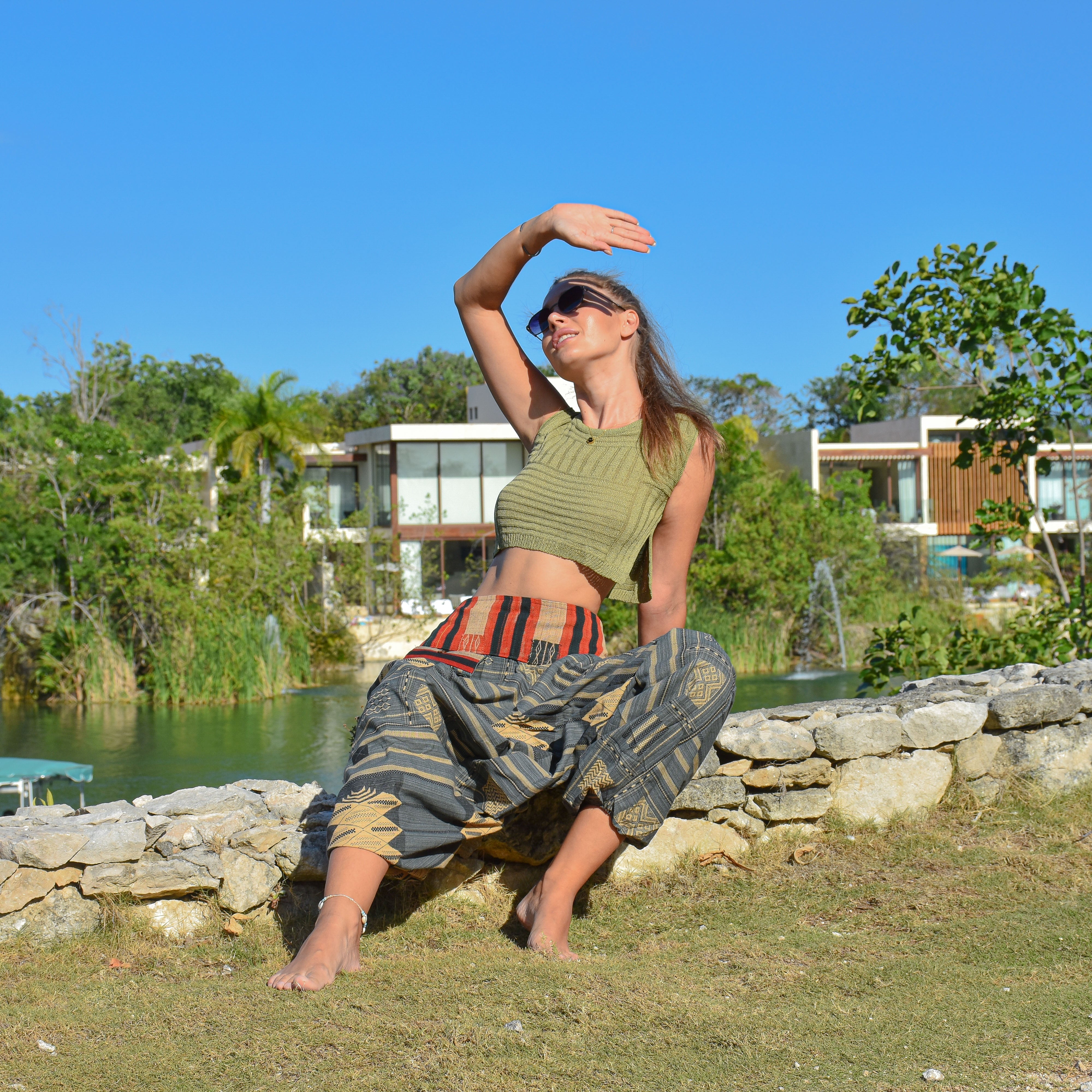 ANTALYA PANTS Elepanta Unisex Casual Pants - Buy Today Elephant Pants Jewelry And Bohemian Clothes Handmade In Thailand Help To Save The Elephants FairTrade And Vegan