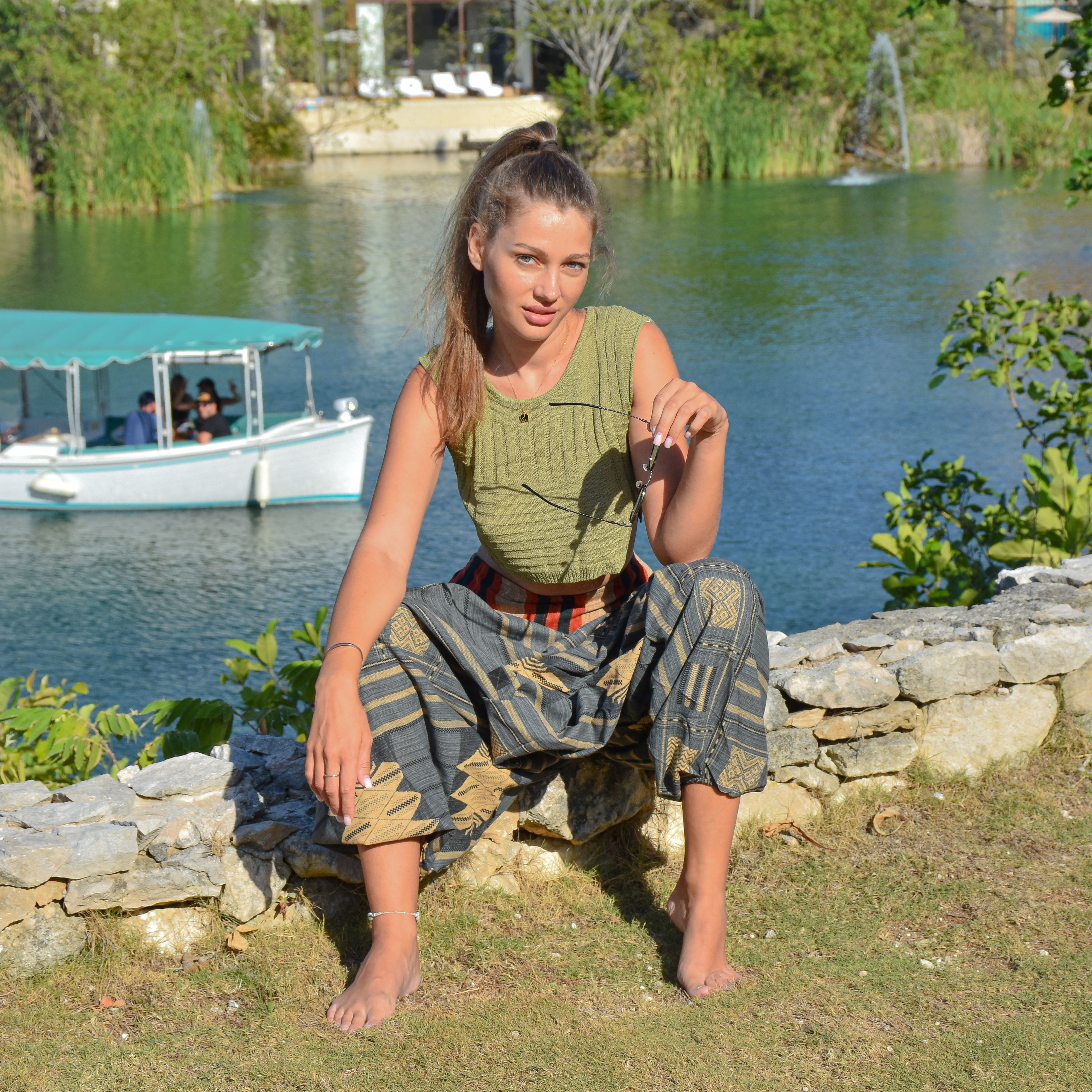 ANTALYA PANTS Elepanta Unisex Casual Pants - Buy Today Elephant Pants Jewelry And Bohemian Clothes Handmade In Thailand Help To Save The Elephants FairTrade And Vegan