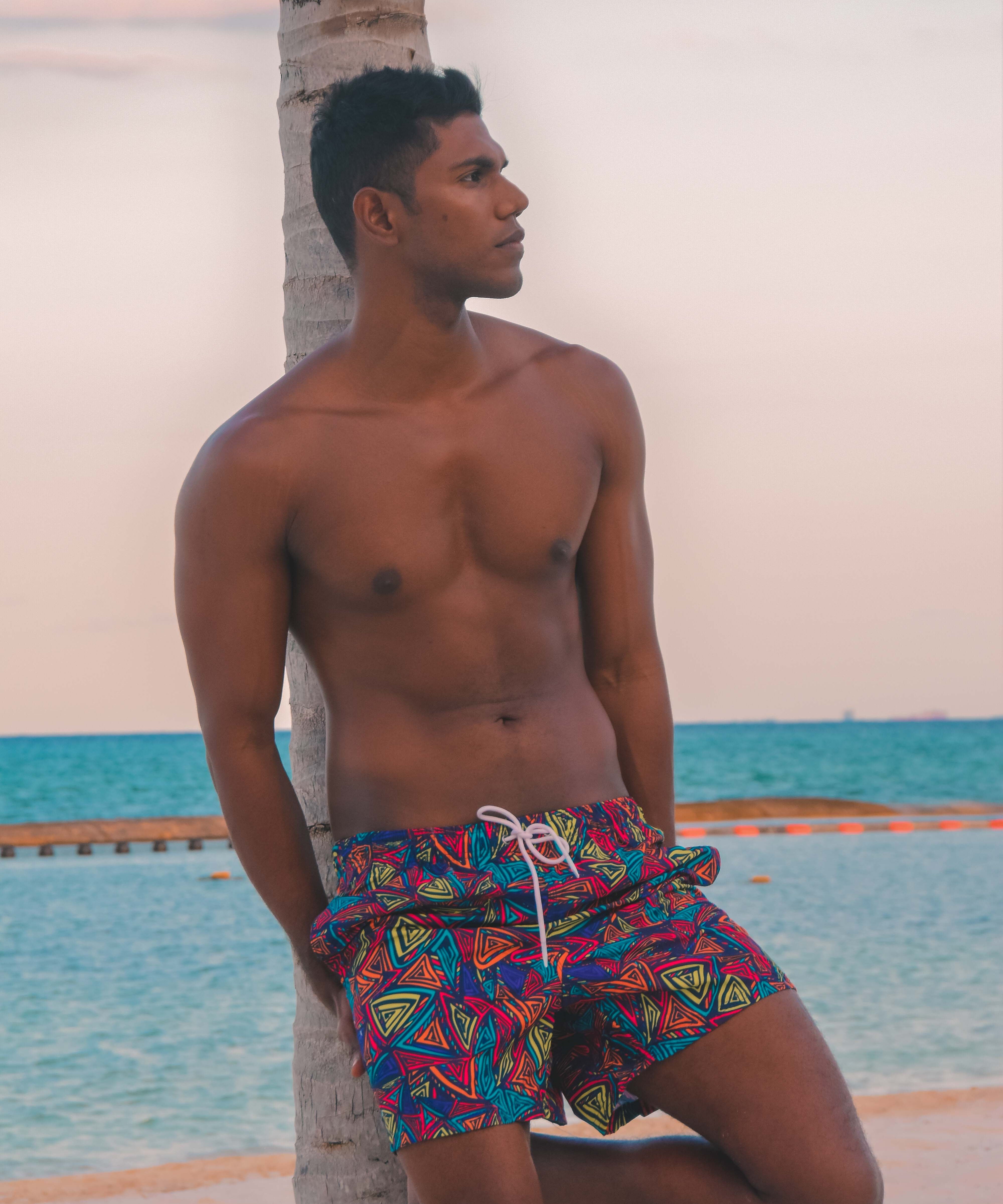 BARBADOS SWIM TRUNKS Elepanta Swim Trunks - Buy Today Elephant Pants Jewelry And Bohemian Clothes Handmade In Thailand Help To Save The Elephants FairTrade And Vegan