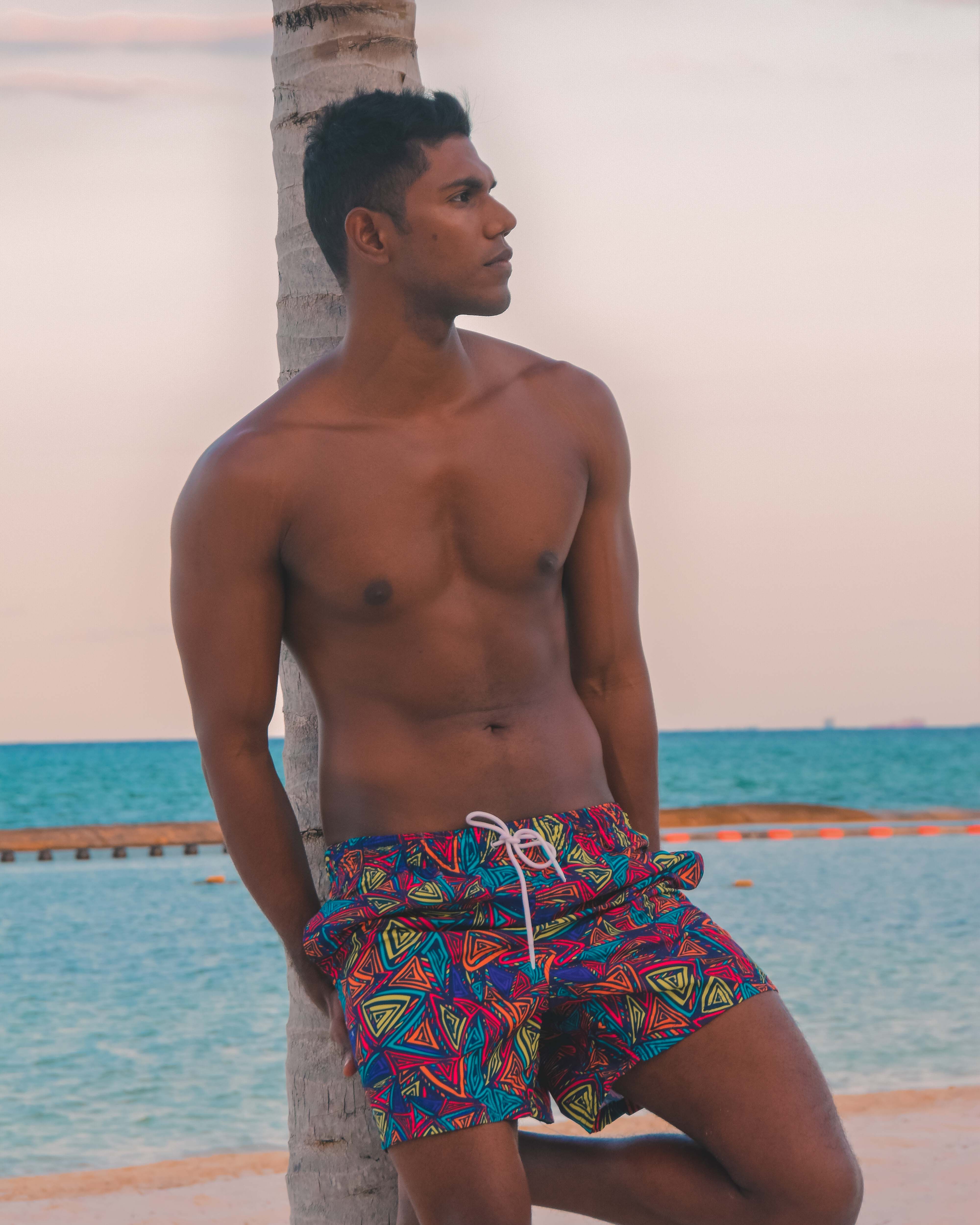 BARBADOS SWIM TRUNKS Elepanta Swim Trunks - Buy Today Elephant Pants Jewelry And Bohemian Clothes Handmade In Thailand Help To Save The Elephants FairTrade And Vegan