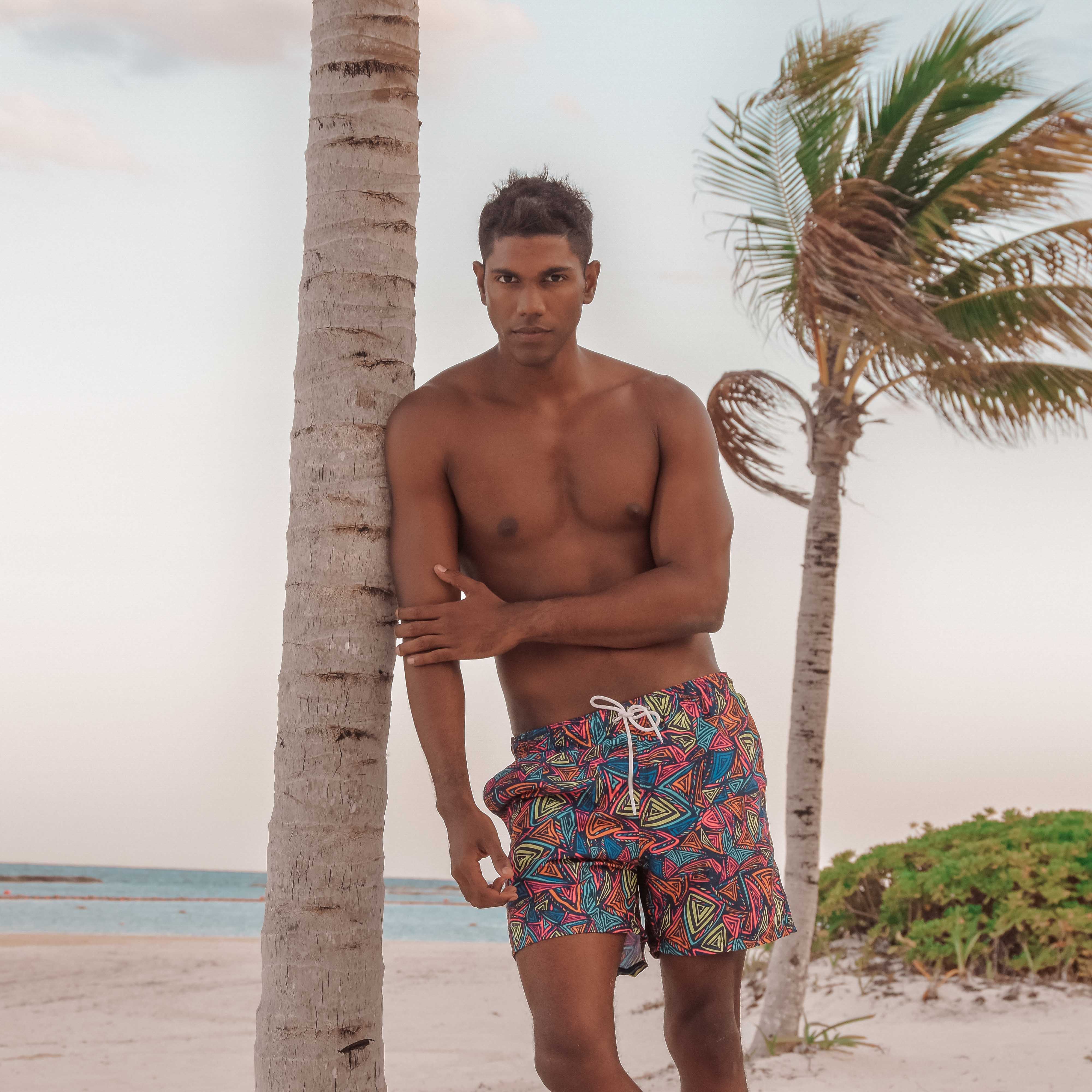 BARBADOS SWIM TRUNKS Elepanta Swim Trunks - Buy Today Elephant Pants Jewelry And Bohemian Clothes Handmade In Thailand Help To Save The Elephants FairTrade And Vegan