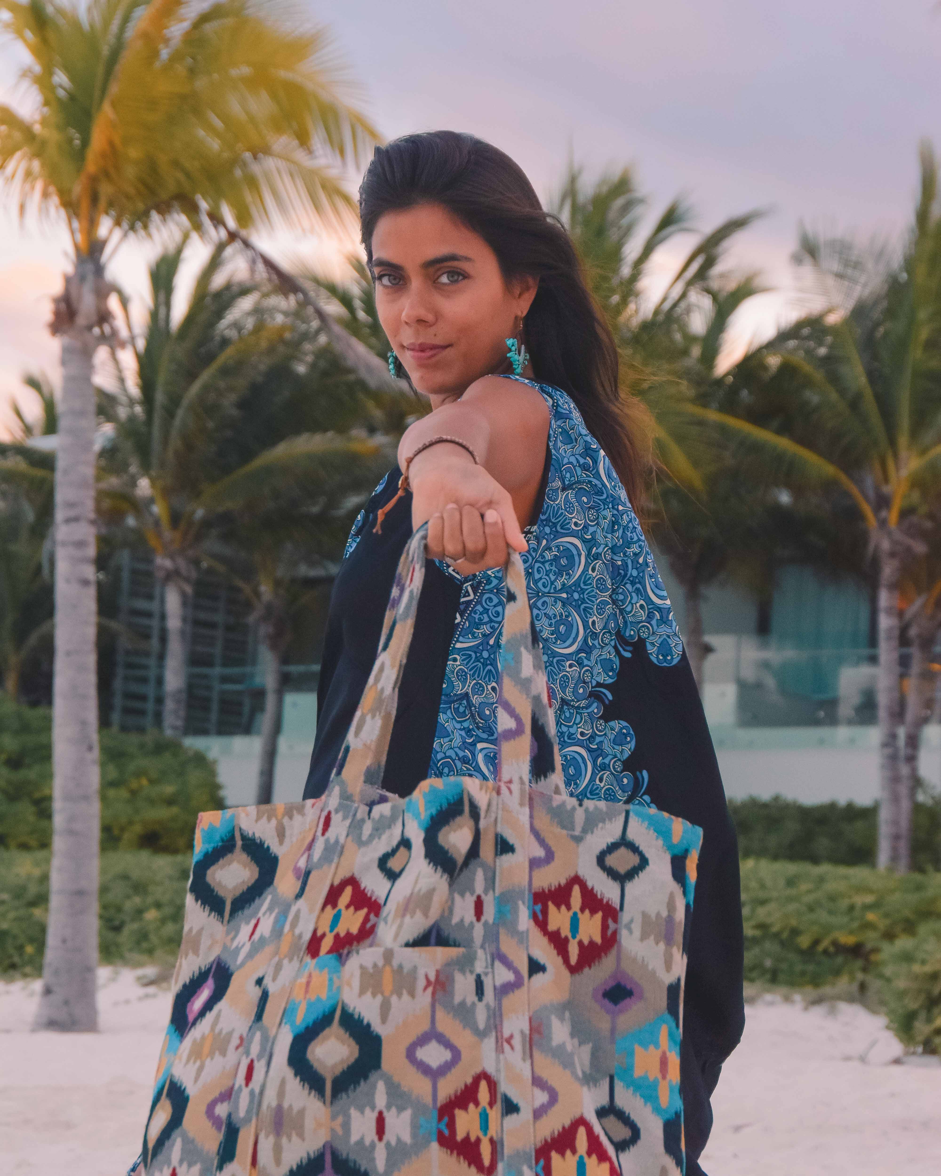 MISTIQ BEACH BAG Elepanta Beach Bags - Buy Today Elephant Pants Jewelry And Bohemian Clothes Handmade In Thailand Help To Save The Elephants FairTrade And Vegan