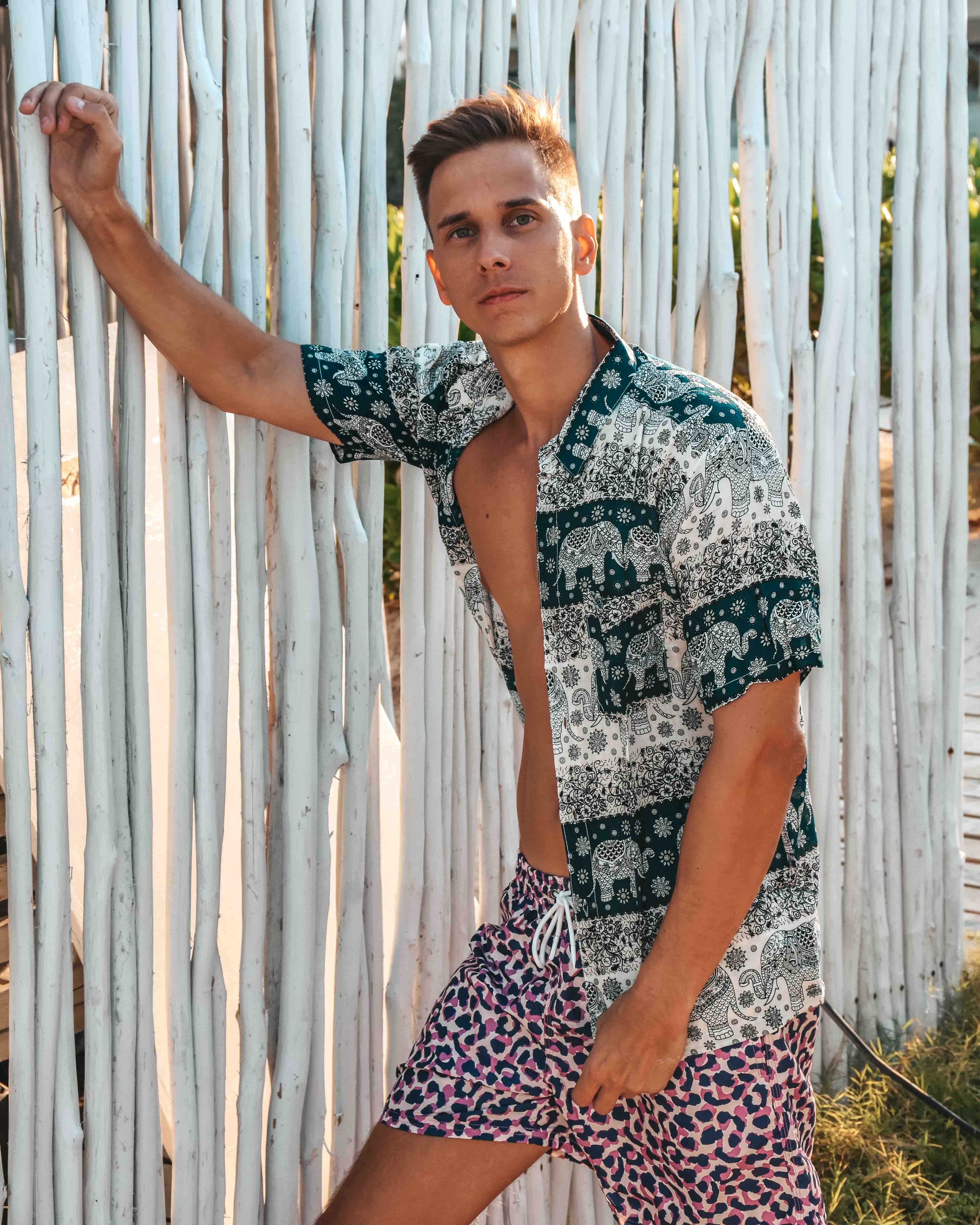 PALAWAN SWIM TRUNKS Elepanta Swim Trunks - Buy Today Elephant Pants Jewelry And Bohemian Clothes Handmade In Thailand Help To Save The Elephants FairTrade And Vegan