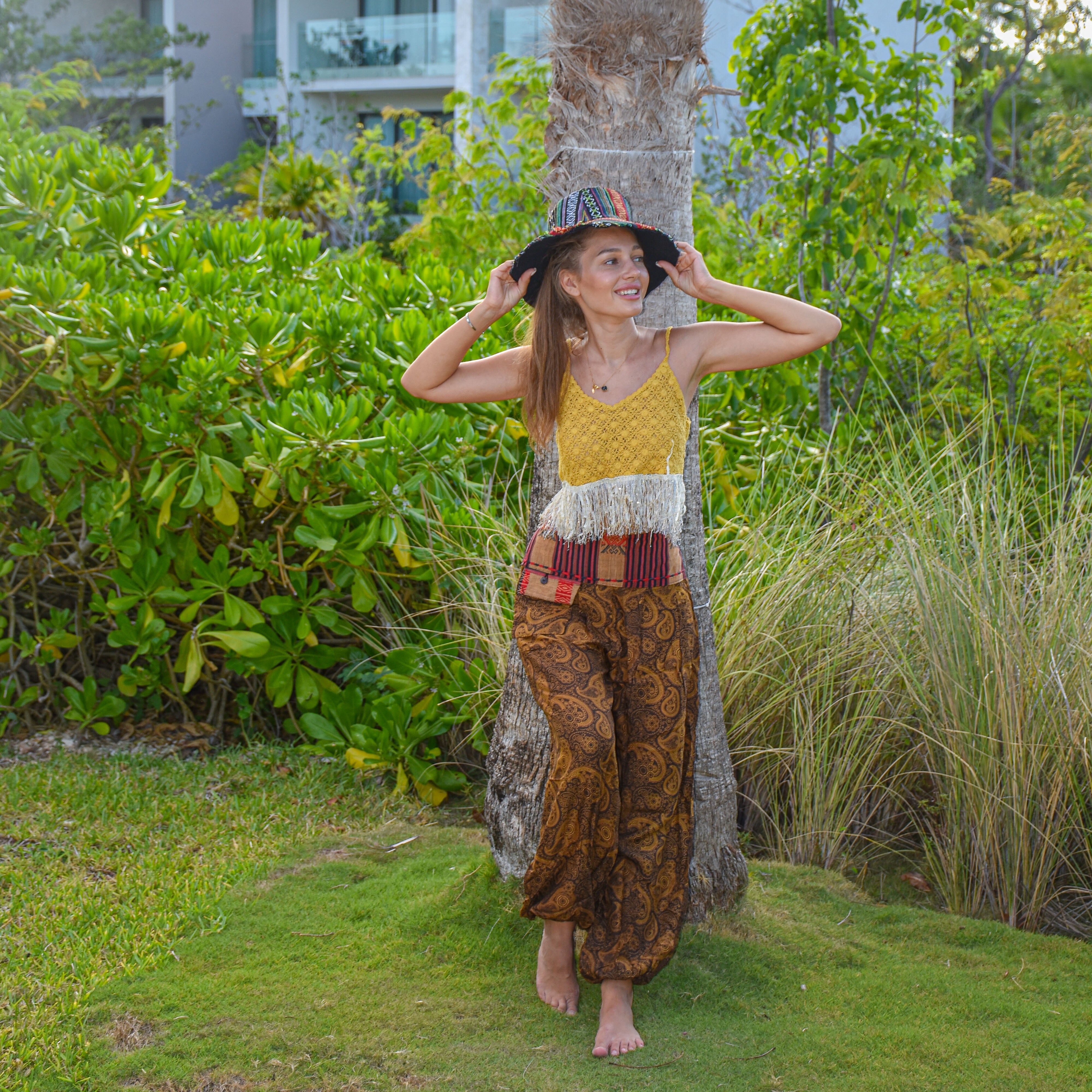 AMALFI TOP Elepanta Crochet Tops - Buy Today Elephant Pants Jewelry And Bohemian Clothes Handmade In Thailand Help To Save The Elephants FairTrade And Vegan