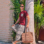 DELHI BEACH BAG Elepanta Beach Bags - Buy Today Elephant Pants Jewelry And Bohemian Clothes Handmade In Thailand Help To Save The Elephants FairTrade And Vegan