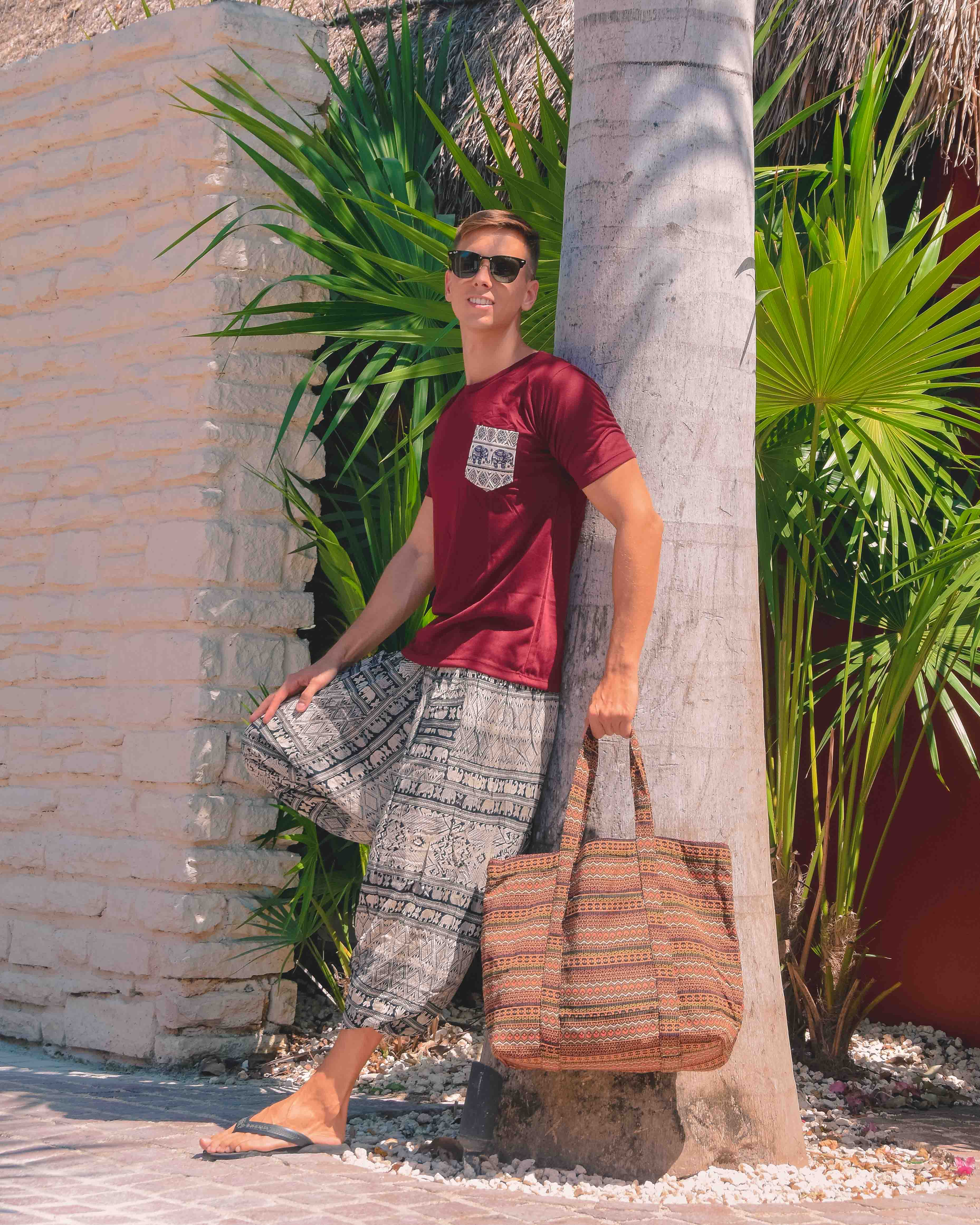 DELHI BEACH BAG Elepanta Beach Bags - Buy Today Elephant Pants Jewelry And Bohemian Clothes Handmade In Thailand Help To Save The Elephants FairTrade And Vegan