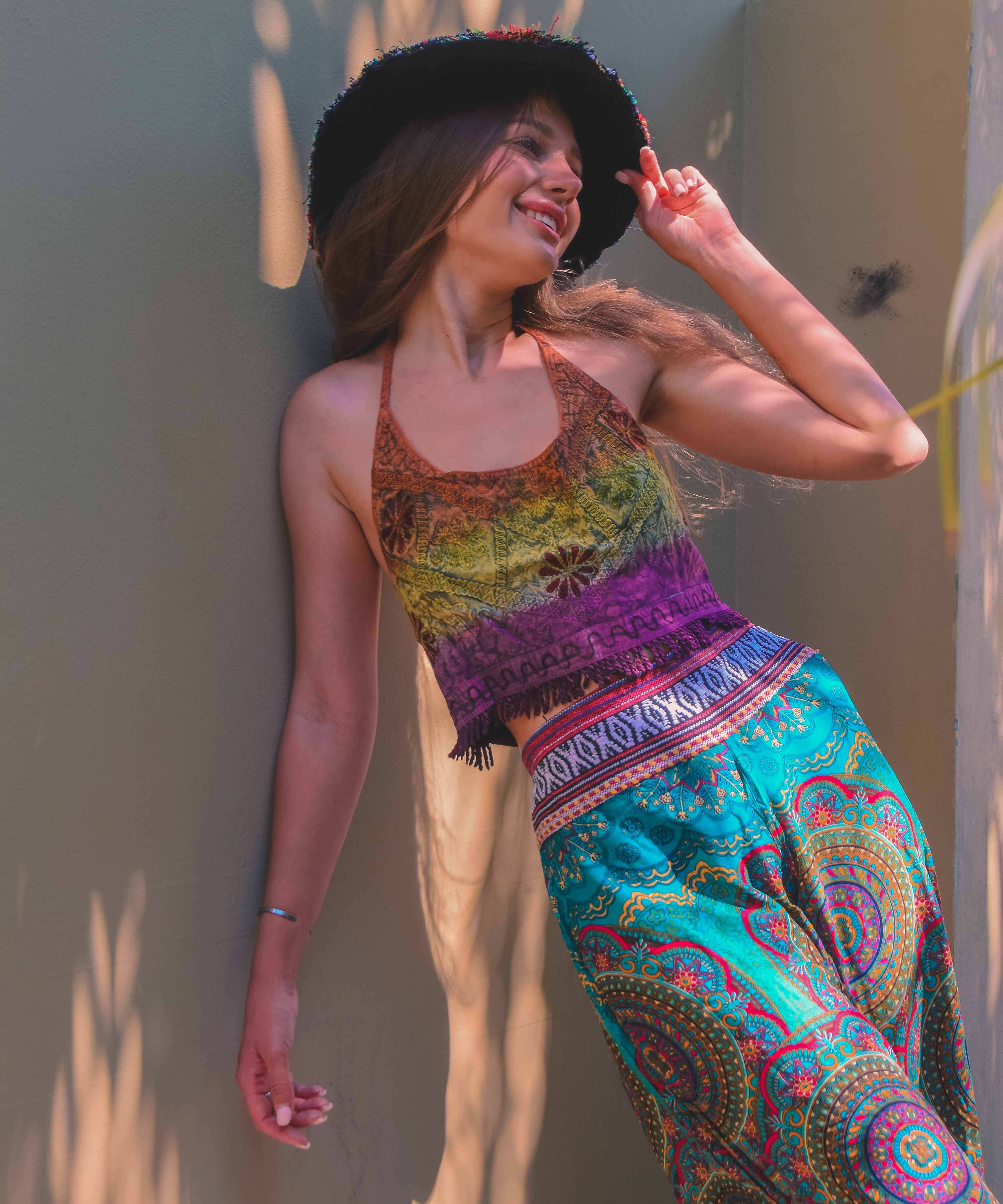 JAIPUR TOP Elepanta Women's Top - Buy Today Elephant Pants Jewelry And Bohemian Clothes Handmade In Thailand Help To Save The Elephants FairTrade And Vegan