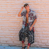 ZEBRA SAMURAI PANTS Elepanta Samurai Pants - Buy Today Elephant Pants Jewelry And Bohemian Clothes Handmade In Thailand Help To Save The Elephants FairTrade And Vegan