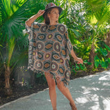 AZTEK PONCHO Elepanta Ponchos - Buy Today Elephant Pants Jewelry And Bohemian Clothes Handmade In Thailand Help To Save The Elephants FairTrade And Vegan
