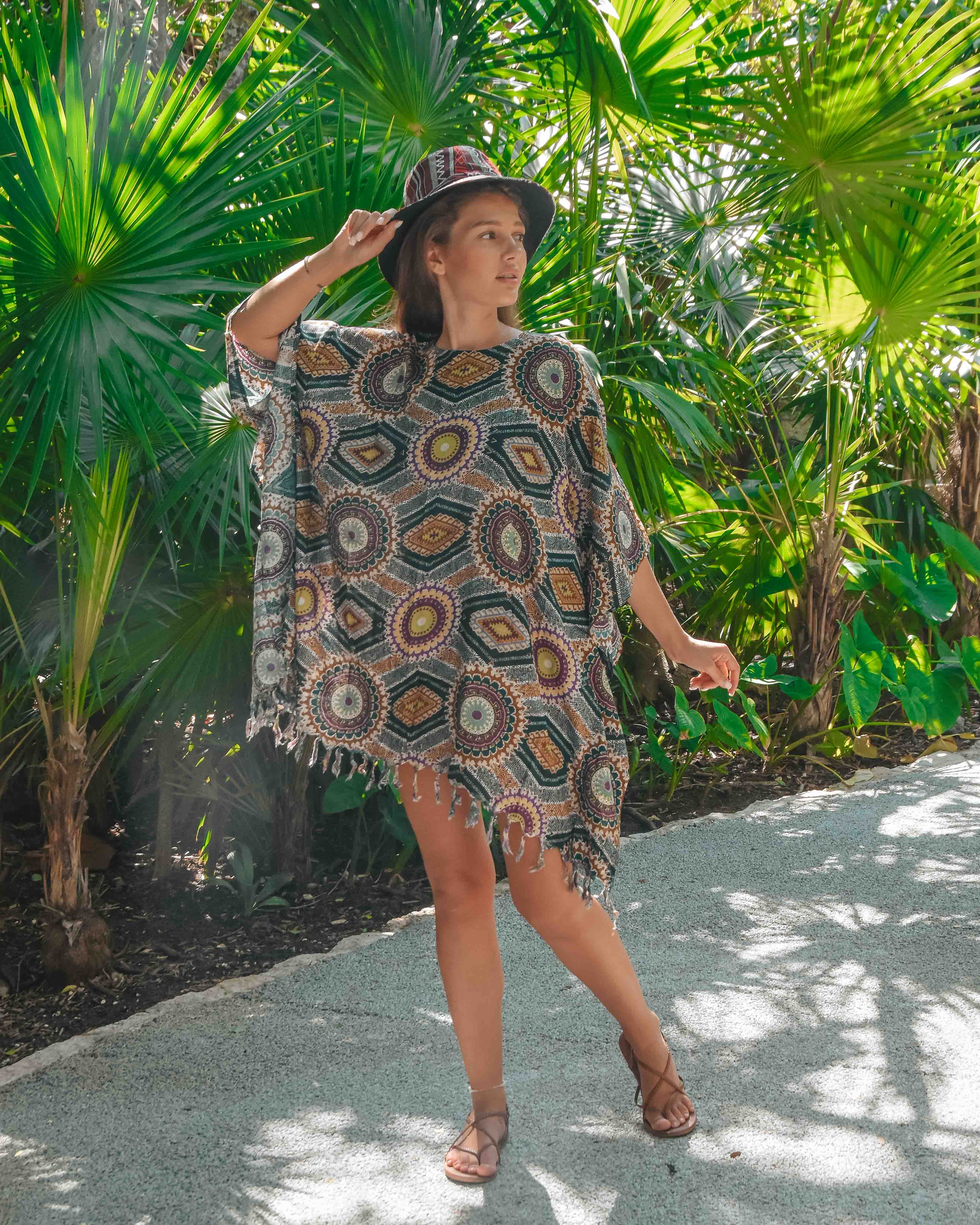 AZTEK PONCHO Elepanta Ponchos - Buy Today Elephant Pants Jewelry And Bohemian Clothes Handmade In Thailand Help To Save The Elephants FairTrade And Vegan