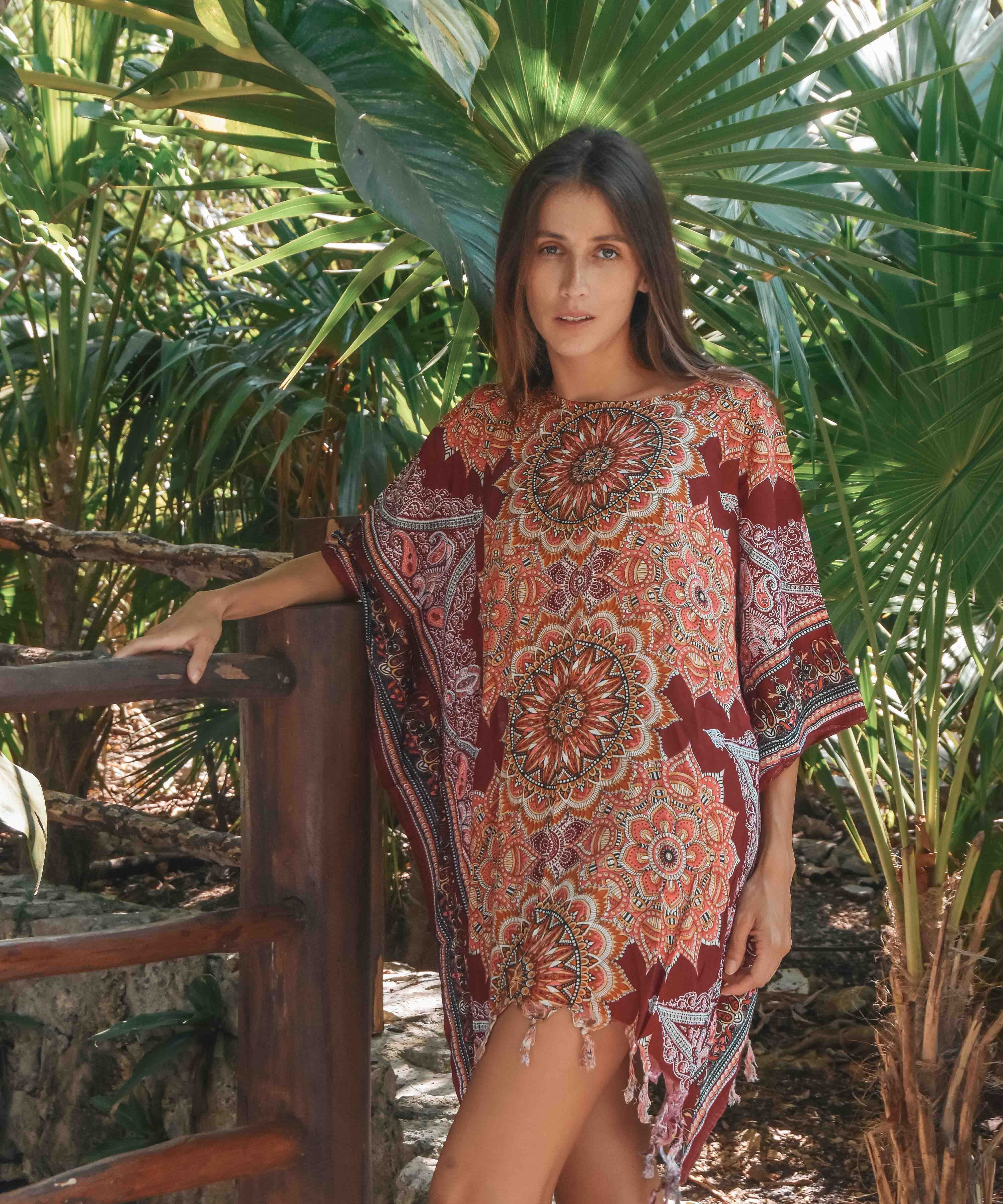MANDALA PONCHO Elepanta Ponchos - Buy Today Elephant Pants Jewelry And Bohemian Clothes Handmade In Thailand Help To Save The Elephants FairTrade And Vegan