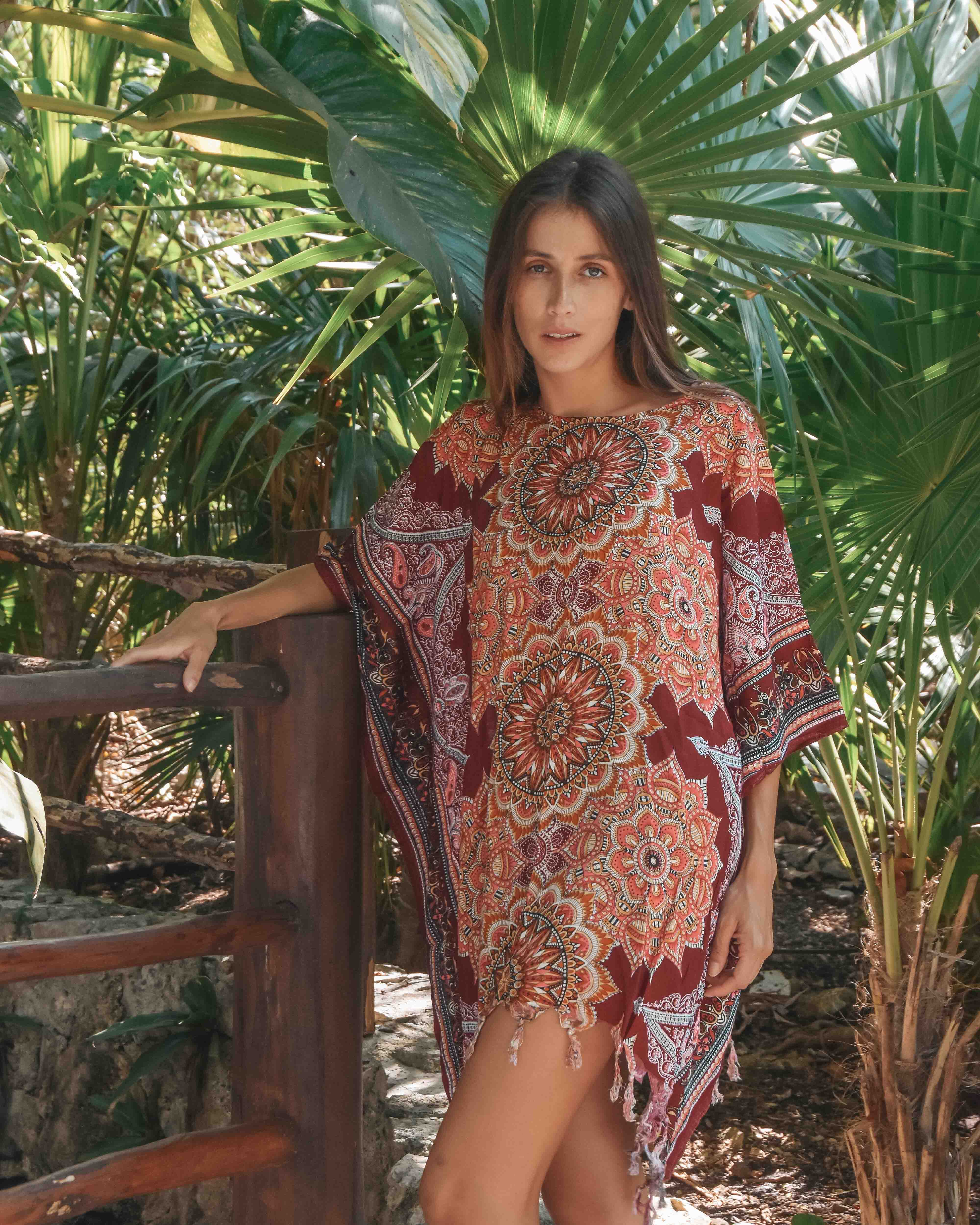 MANDALA PONCHO Elepanta Ponchos - Buy Today Elephant Pants Jewelry And Bohemian Clothes Handmade In Thailand Help To Save The Elephants FairTrade And Vegan