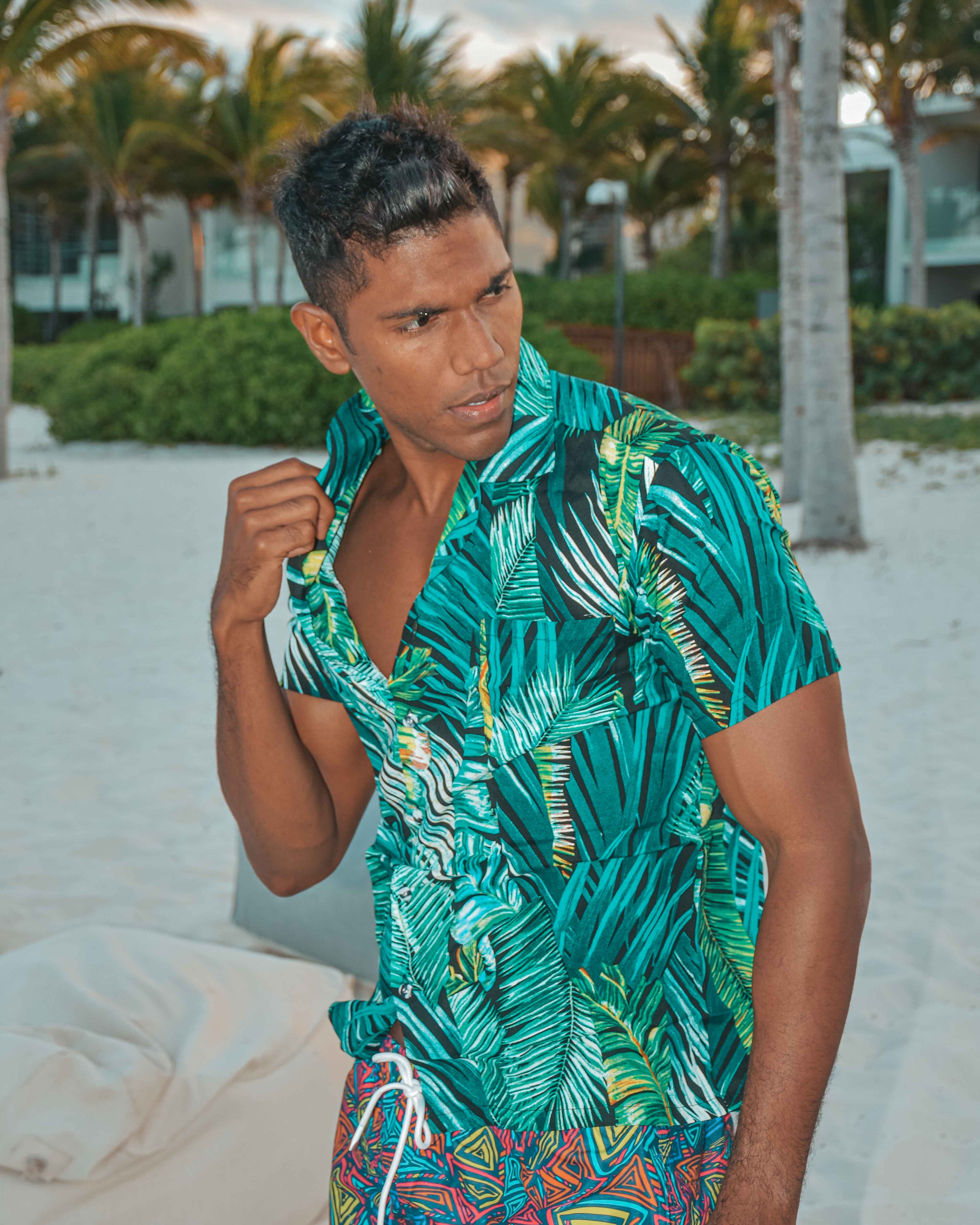 SERENA HAWAIIAN SHIRT Elepanta Shirts - Buy Today Elephant Pants Jewelry And Bohemian Clothes Handmade In Thailand Help To Save The Elephants FairTrade And Vegan
