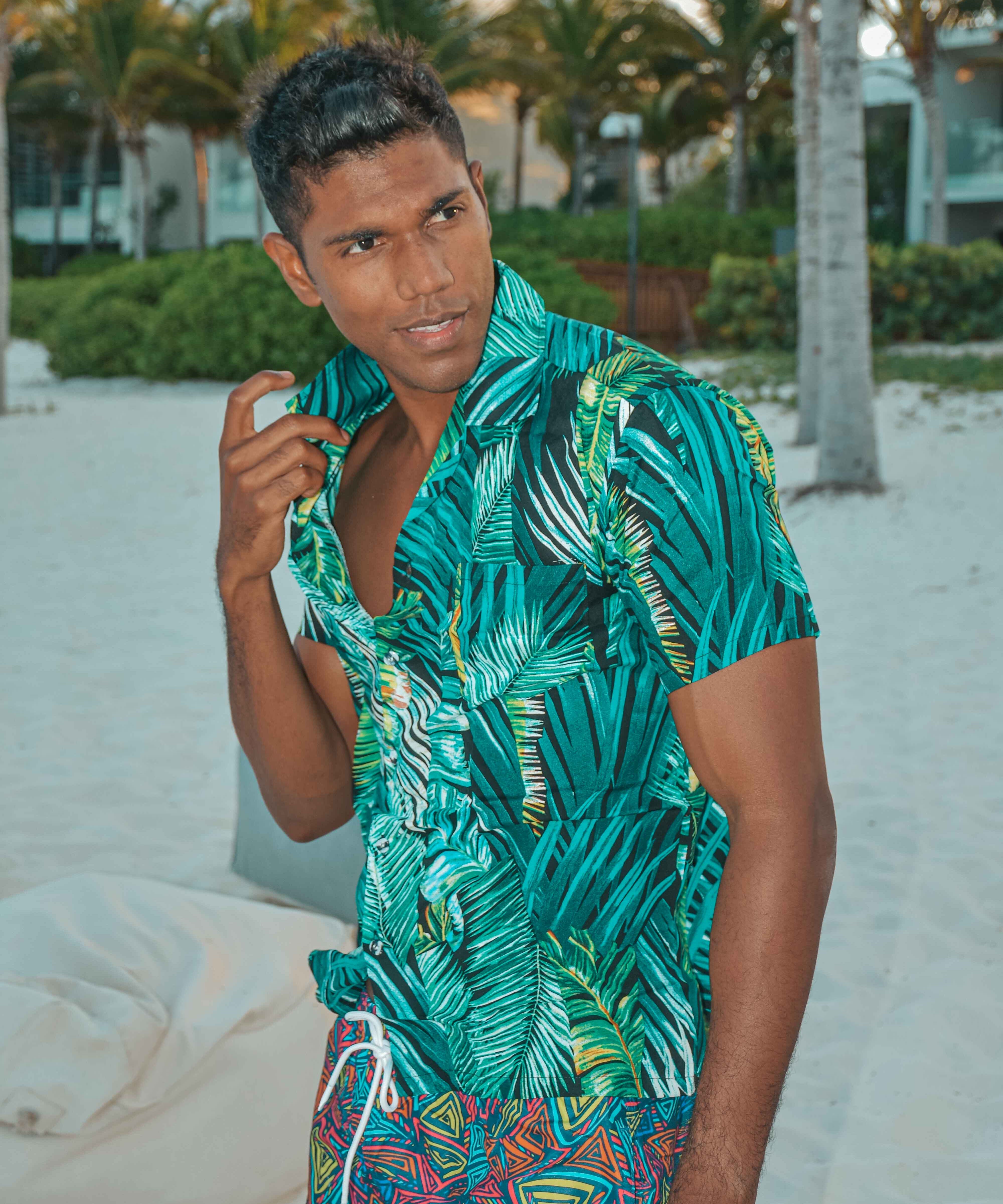 SERENA HAWAIIAN SHIRT Elepanta Shirts - Buy Today Elephant Pants Jewelry And Bohemian Clothes Handmade In Thailand Help To Save The Elephants FairTrade And Vegan