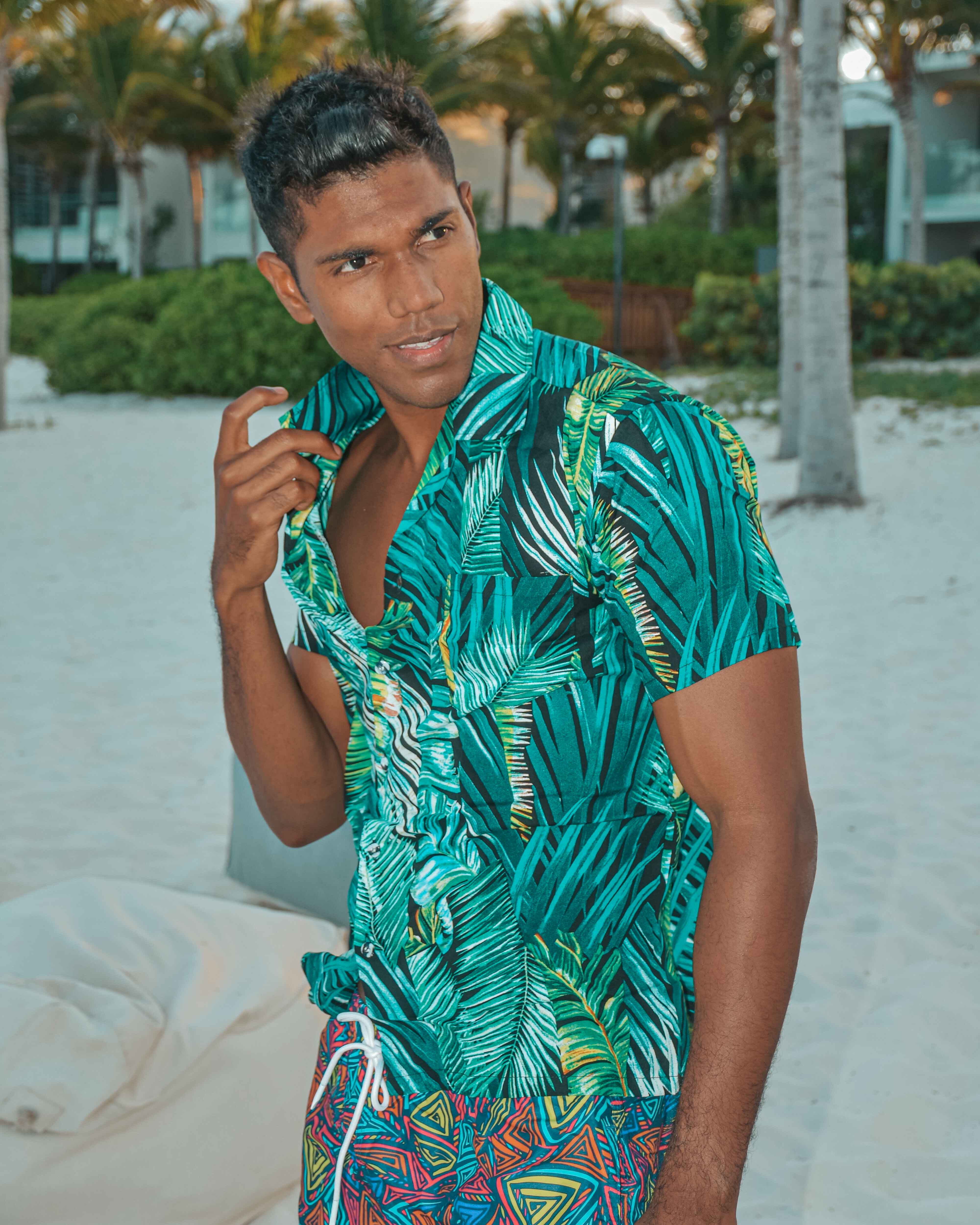 SERENA HAWAIIAN SHIRT Elepanta Shirts - Buy Today Elephant Pants Jewelry And Bohemian Clothes Handmade In Thailand Help To Save The Elephants FairTrade And Vegan