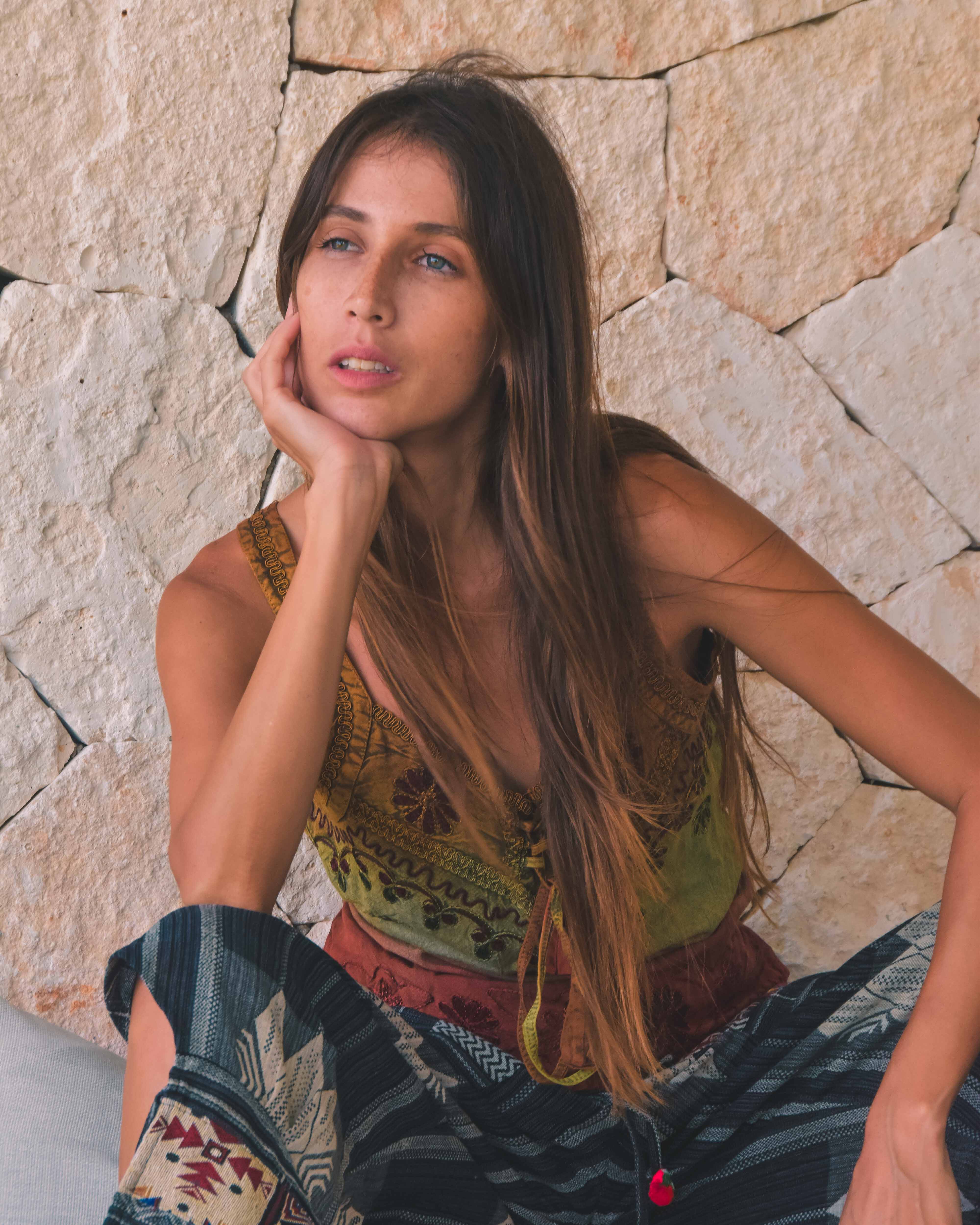 JAIPUR BLOUSE Elepanta Women's Top - Buy Today Elephant Pants Jewelry And Bohemian Clothes Handmade In Thailand Help To Save The Elephants FairTrade And Vegan