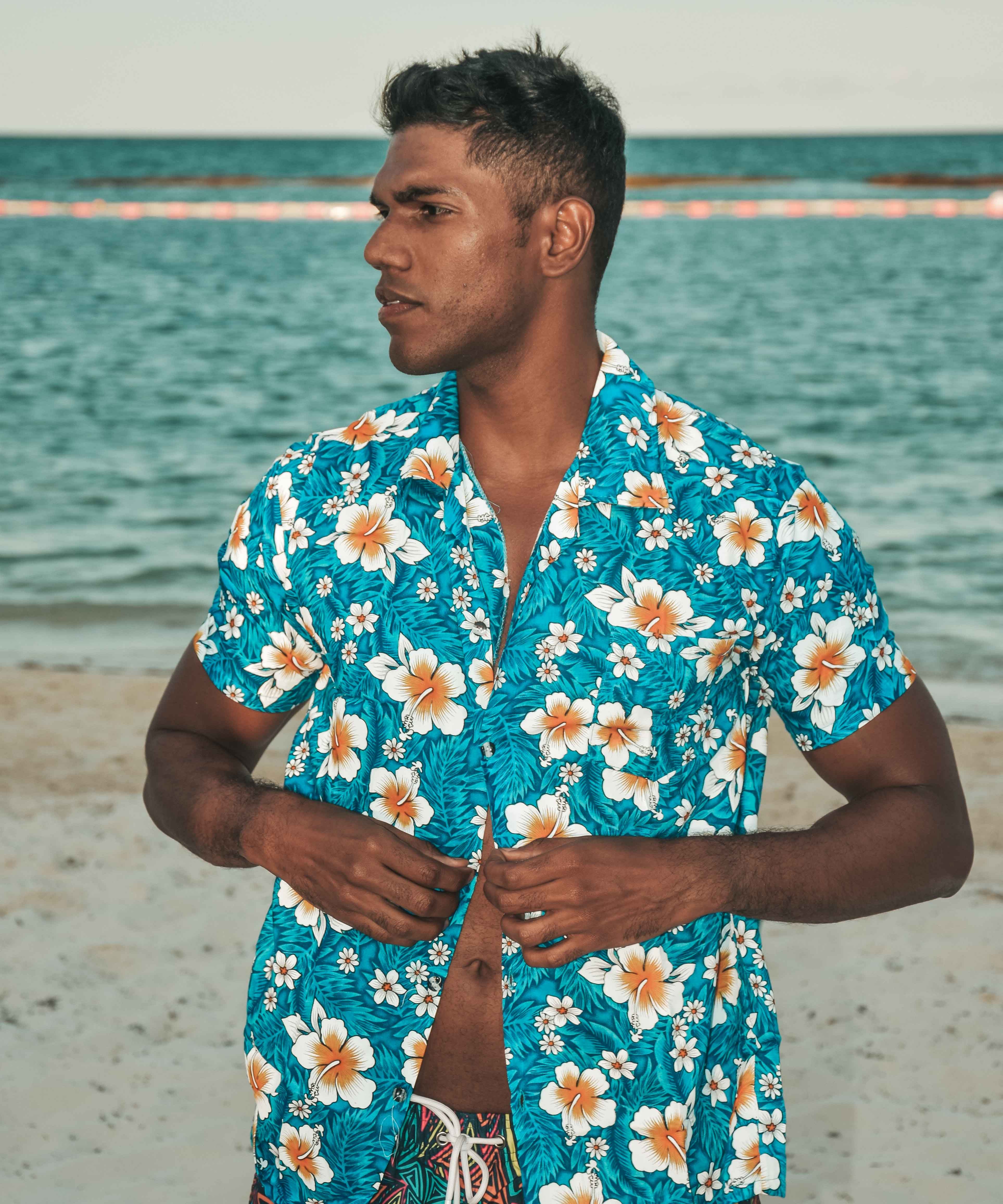 RIO HAWAIIAN SHIRT Elepanta Men's Shirts - Buy Today Elephant Pants Jewelry And Bohemian Clothes Handmade In Thailand Help To Save The Elephants FairTrade And Vegan