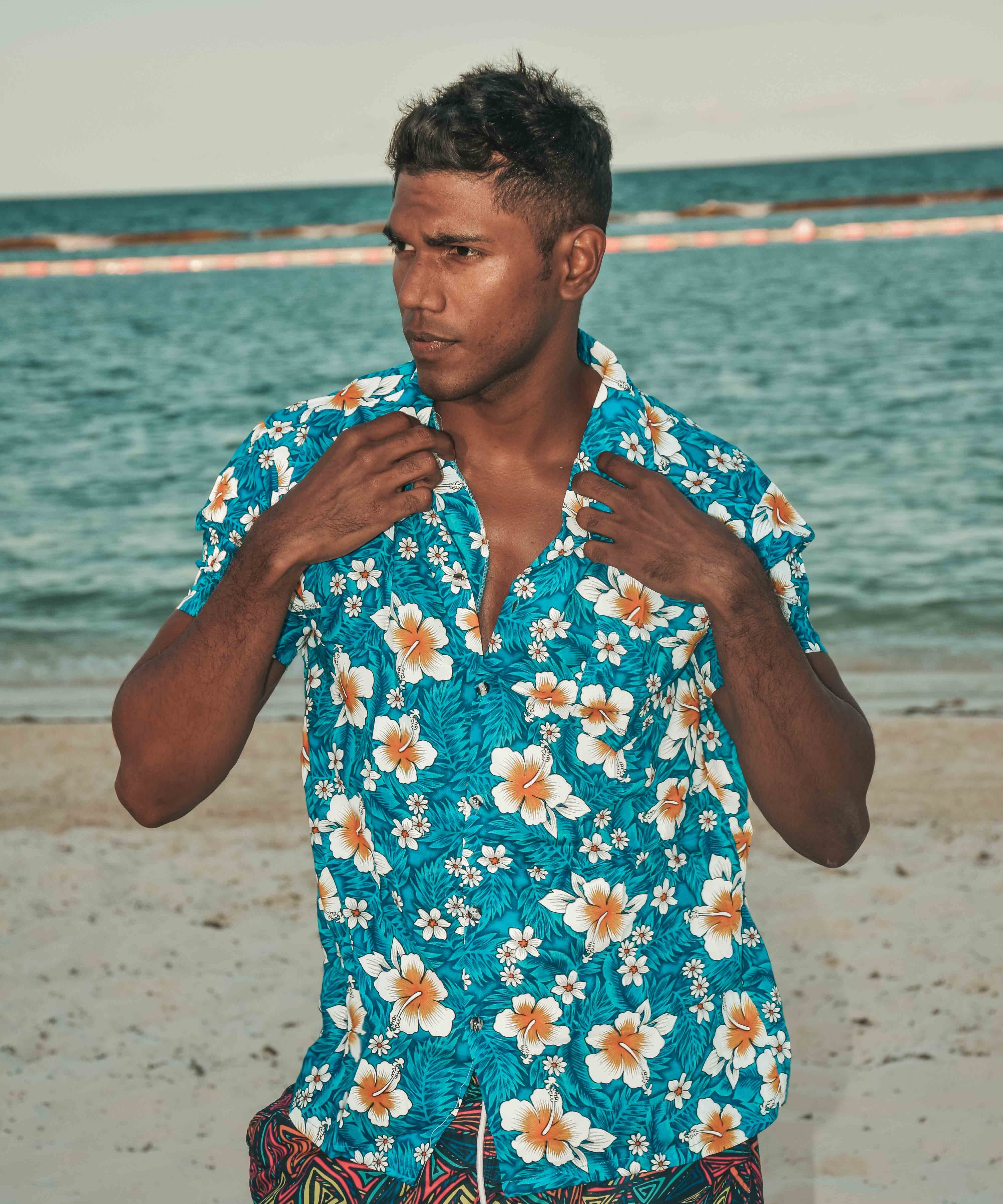 RIO HAWAIIAN SHIRT Elepanta Men's Shirts - Buy Today Elephant Pants Jewelry And Bohemian Clothes Handmade In Thailand Help To Save The Elephants FairTrade And Vegan