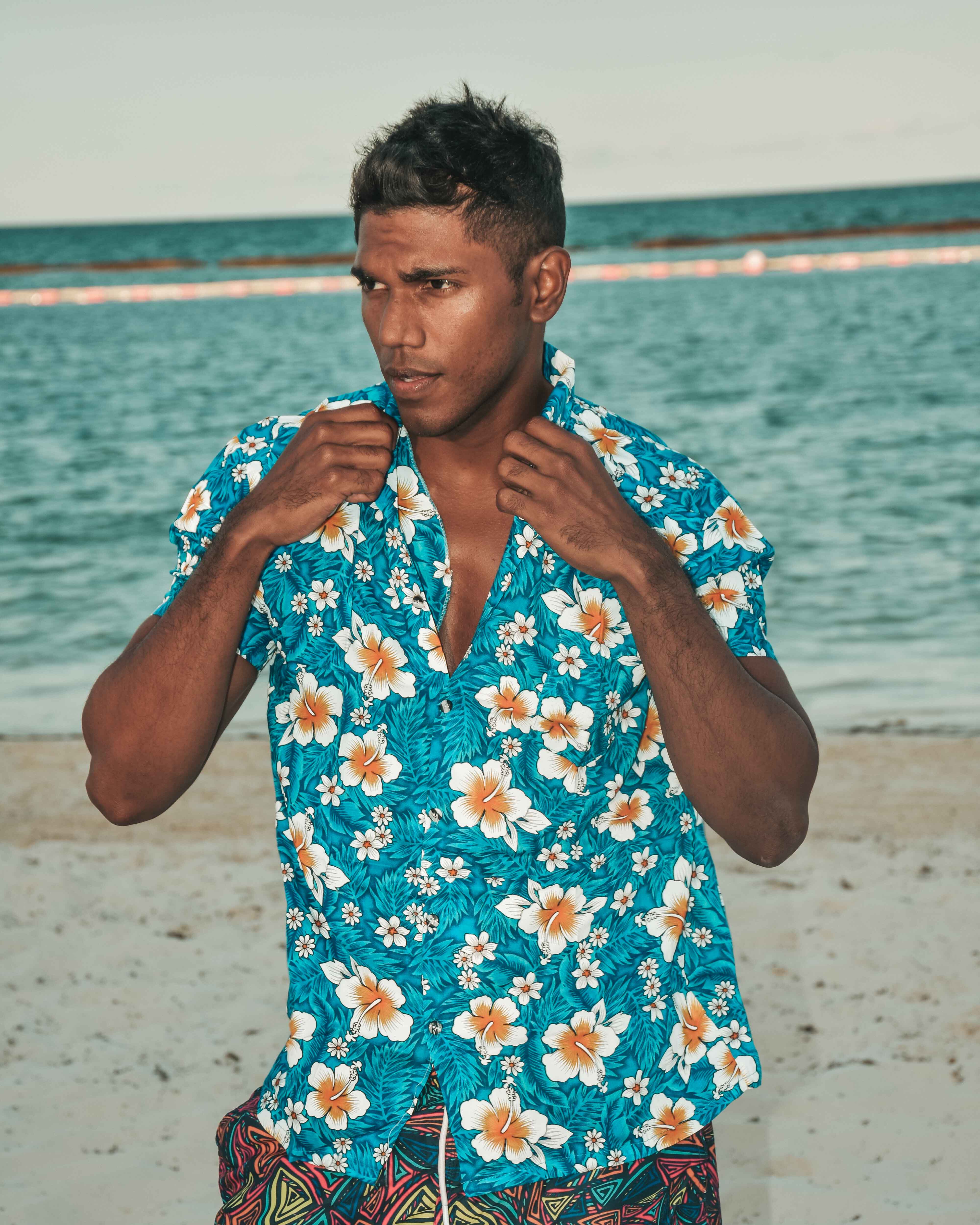 RIO HAWAIIAN SHIRT Elepanta Men's Shirts - Buy Today Elephant Pants Jewelry And Bohemian Clothes Handmade In Thailand Help To Save The Elephants FairTrade And Vegan