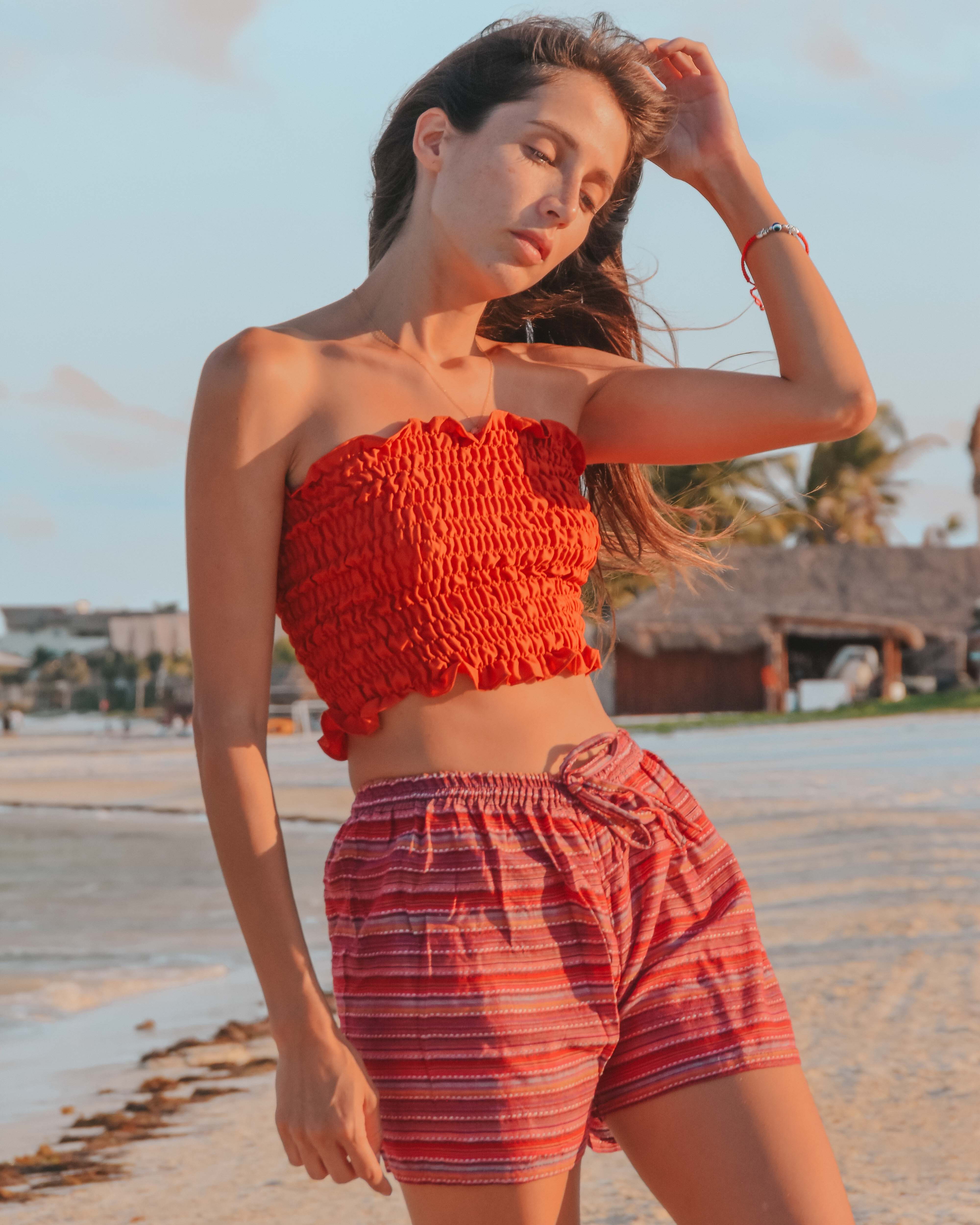 TAHITI SHORTS Elepanta Women's Shorts - Buy Today Elephant Pants Jewelry And Bohemian Clothes Handmade In Thailand Help To Save The Elephants FairTrade And Vegan