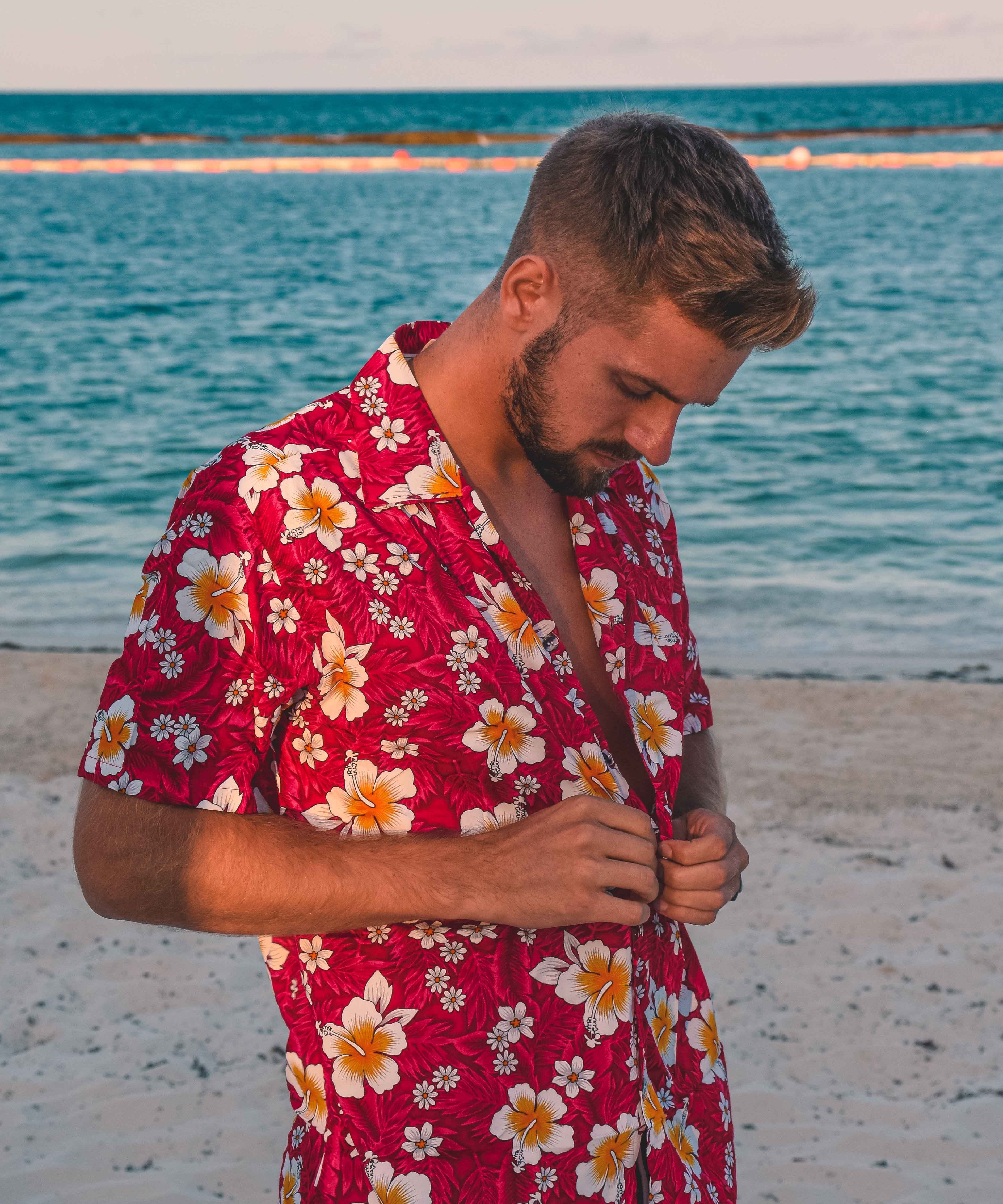 OAHU HAWAIIAN SHIRT Elepanta Men's Shirts - Buy Today Elephant Pants Jewelry And Bohemian Clothes Handmade In Thailand Help To Save The Elephants FairTrade And Vegan
