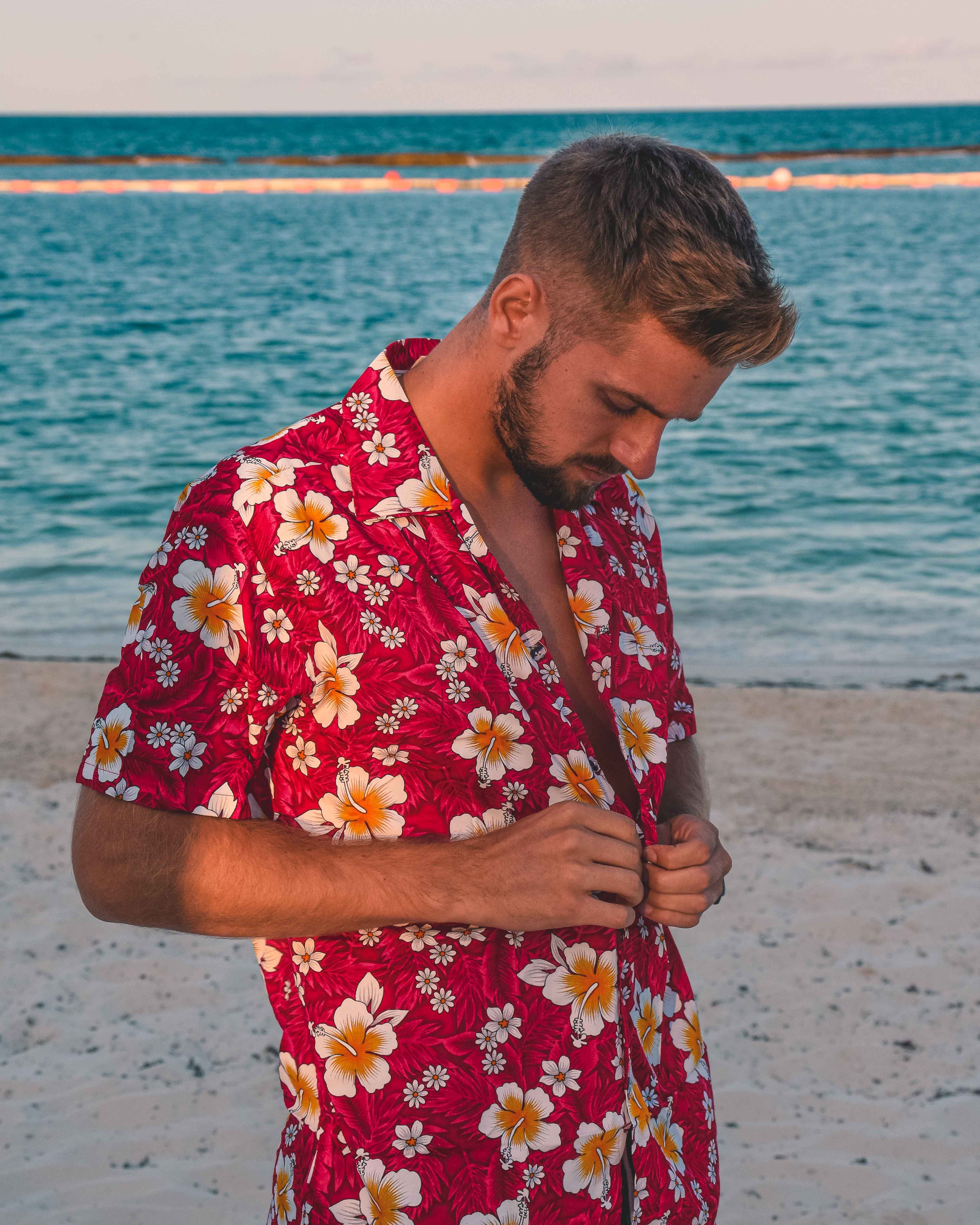 OAHU HAWAIIAN SHIRT Elepanta Men's Shirts - Buy Today Elephant Pants Jewelry And Bohemian Clothes Handmade In Thailand Help To Save The Elephants FairTrade And Vegan