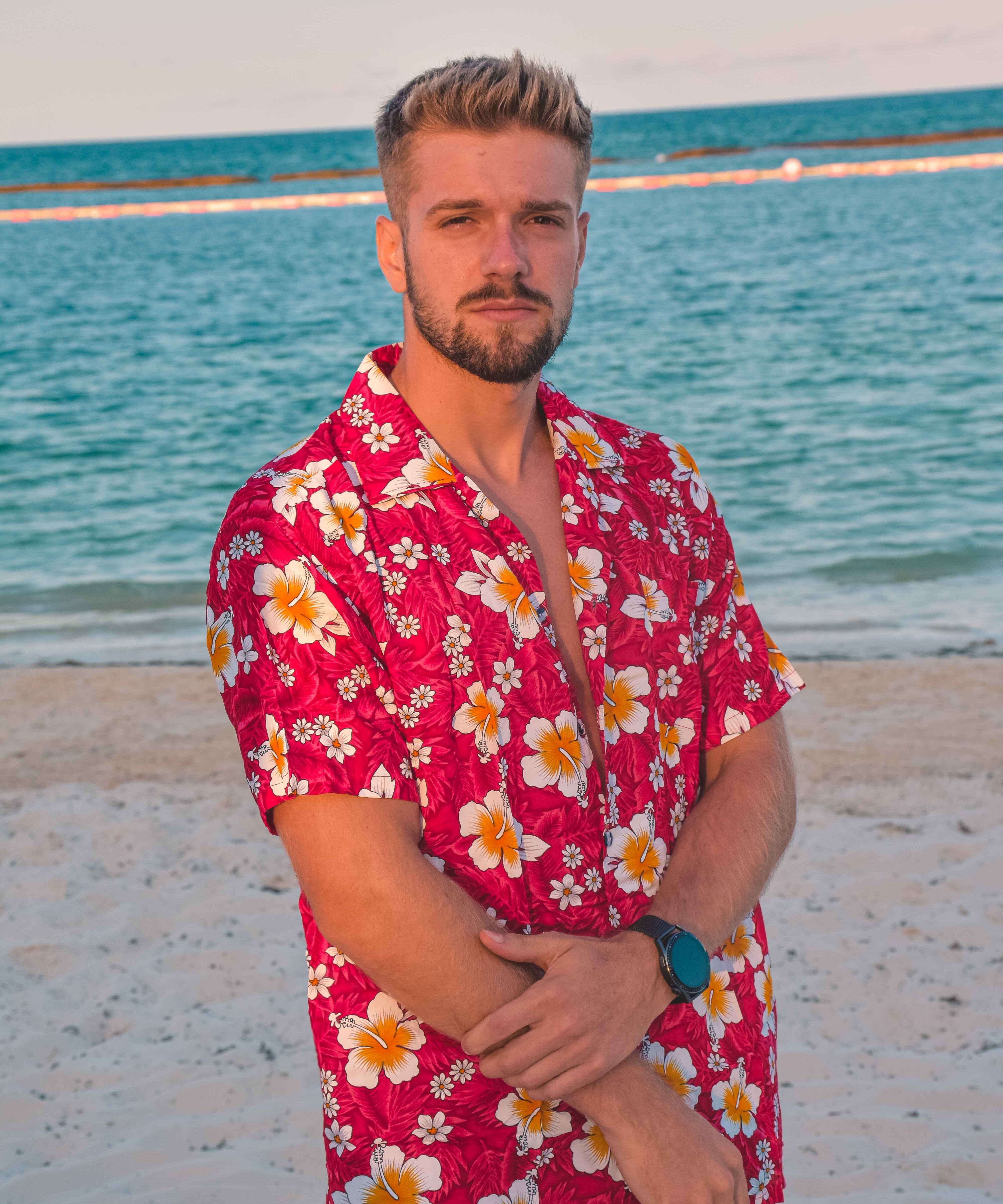 OAHU HAWAIIAN SHIRT Elepanta Men's Shirts - Buy Today Elephant Pants Jewelry And Bohemian Clothes Handmade In Thailand Help To Save The Elephants FairTrade And Vegan