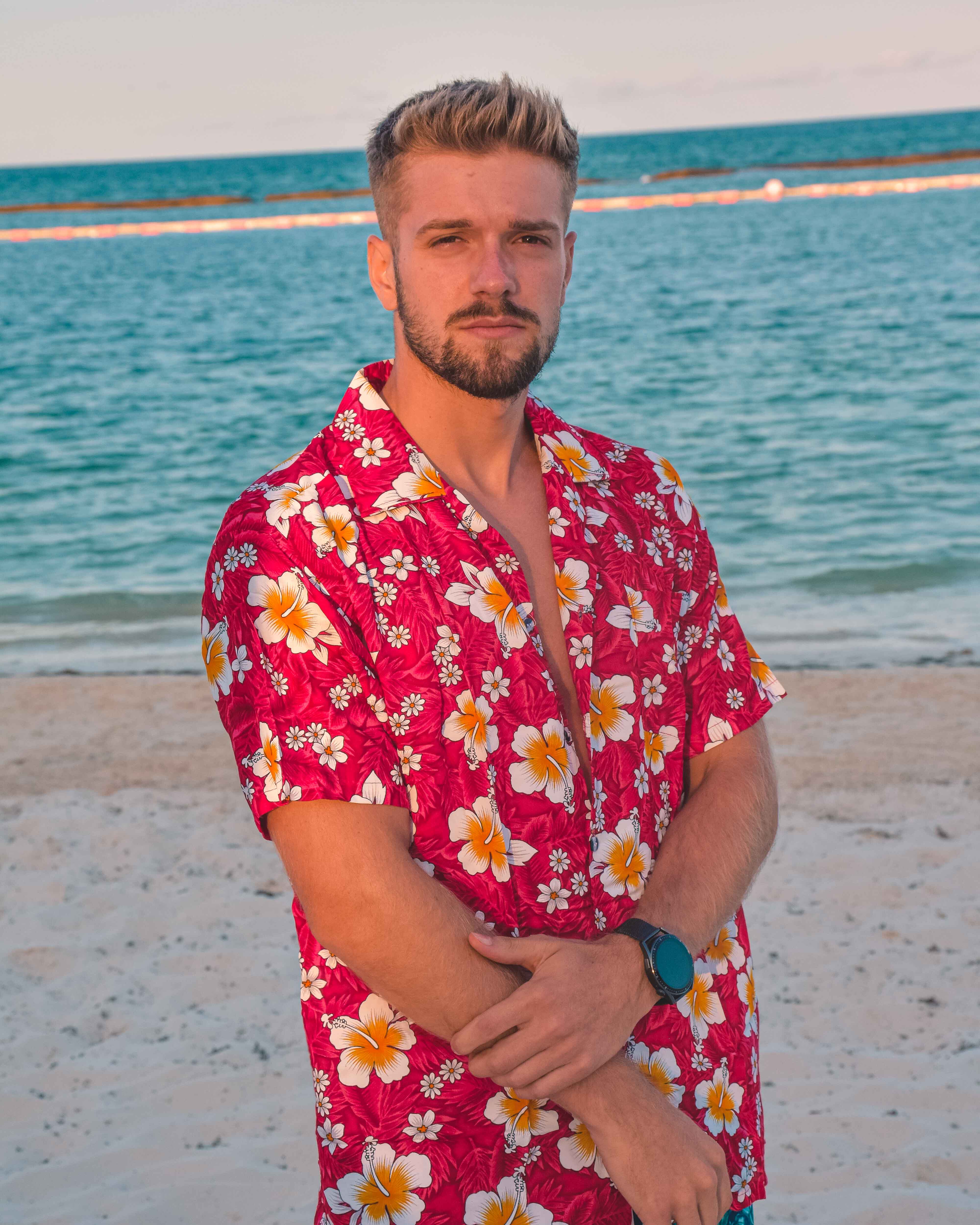 OAHU HAWAIIAN SHIRT Elepanta Men's Shirts - Buy Today Elephant Pants Jewelry And Bohemian Clothes Handmade In Thailand Help To Save The Elephants FairTrade And Vegan