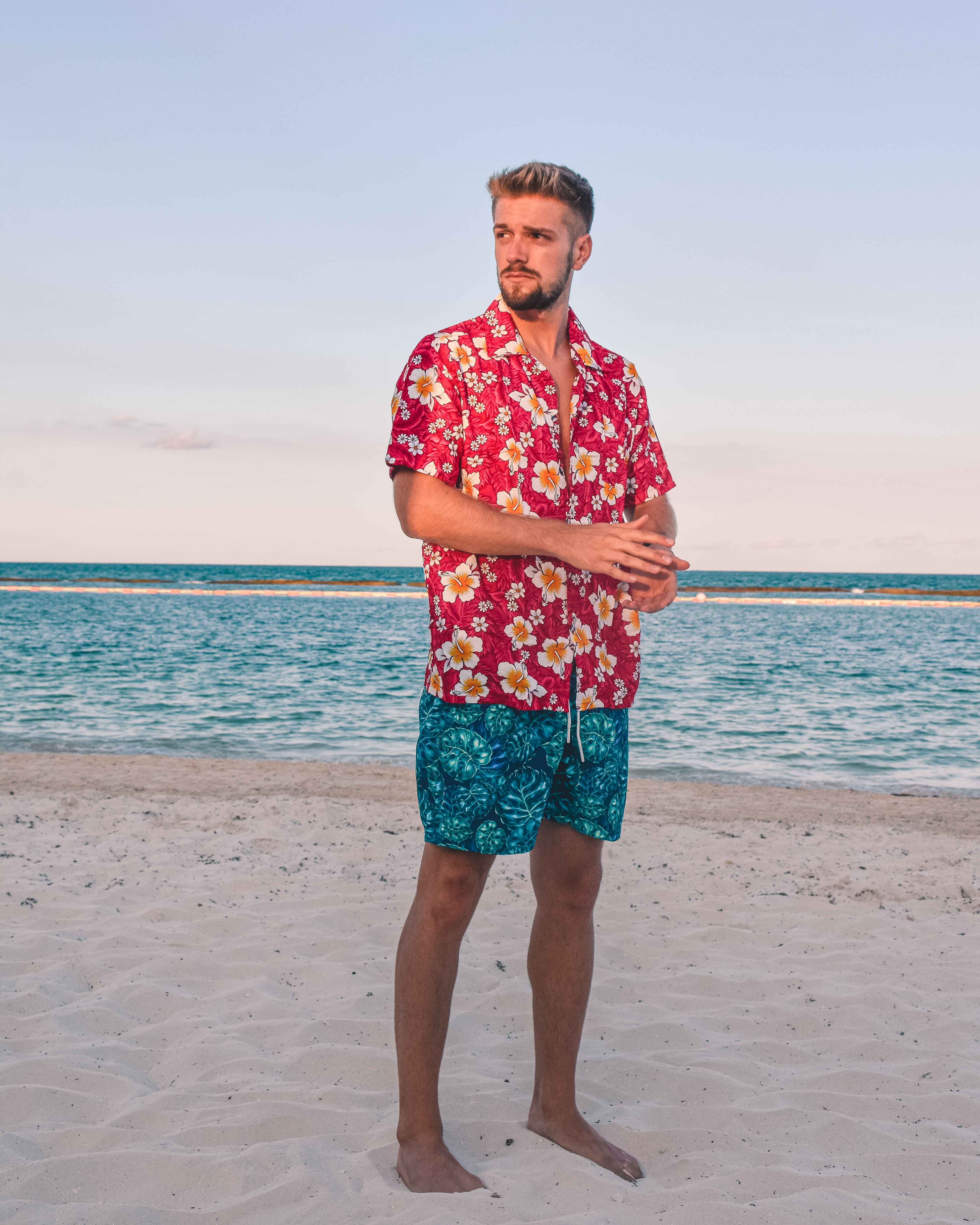 OAHU HAWAIIAN SHIRT Elepanta Men's Shirts - Buy Today Elephant Pants Jewelry And Bohemian Clothes Handmade In Thailand Help To Save The Elephants FairTrade And Vegan