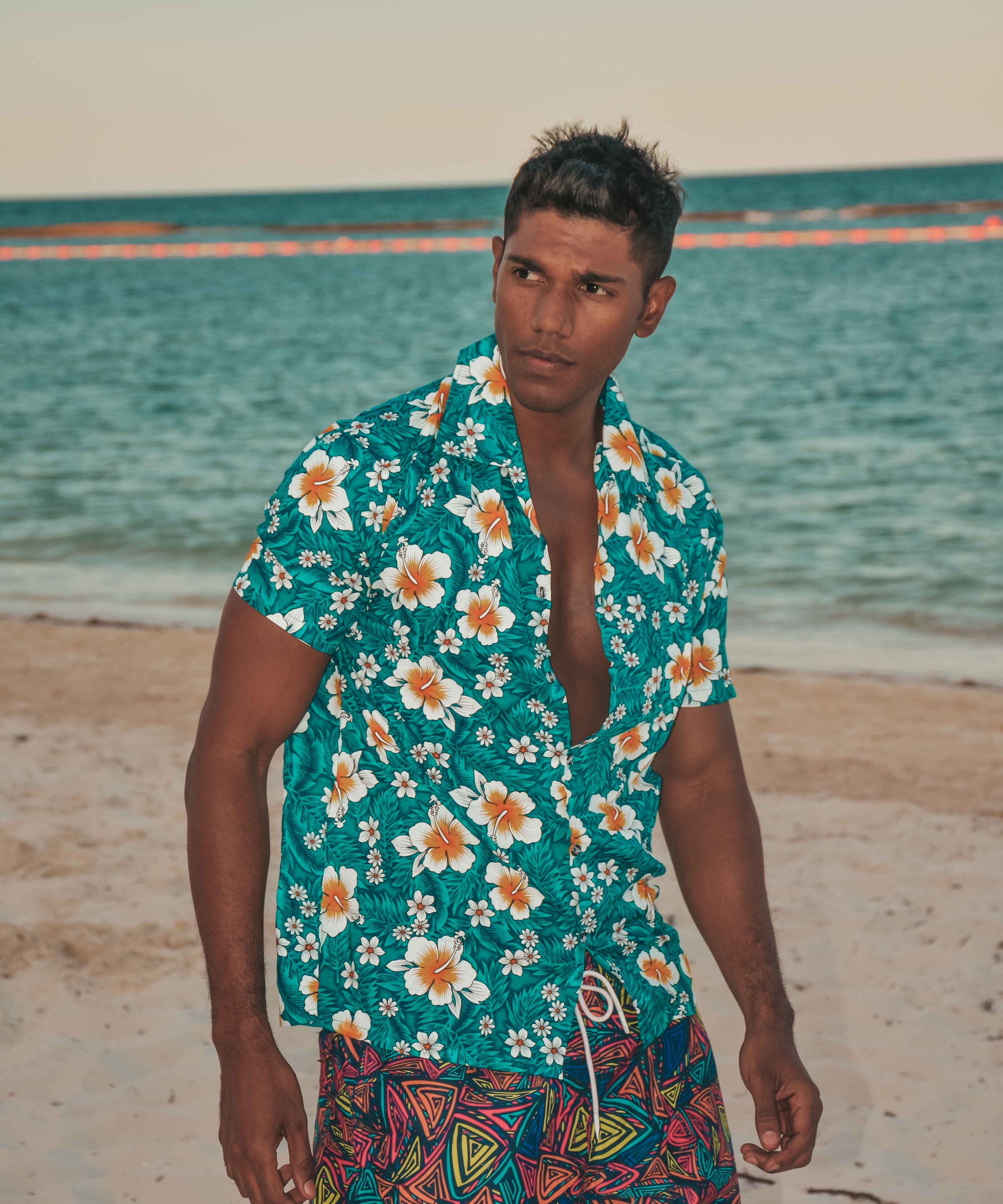 HAVANA HAWAIIAN SHIRT Elepanta Shirts - Buy Today Elephant Pants Jewelry And Bohemian Clothes Handmade In Thailand Help To Save The Elephants FairTrade And Vegan