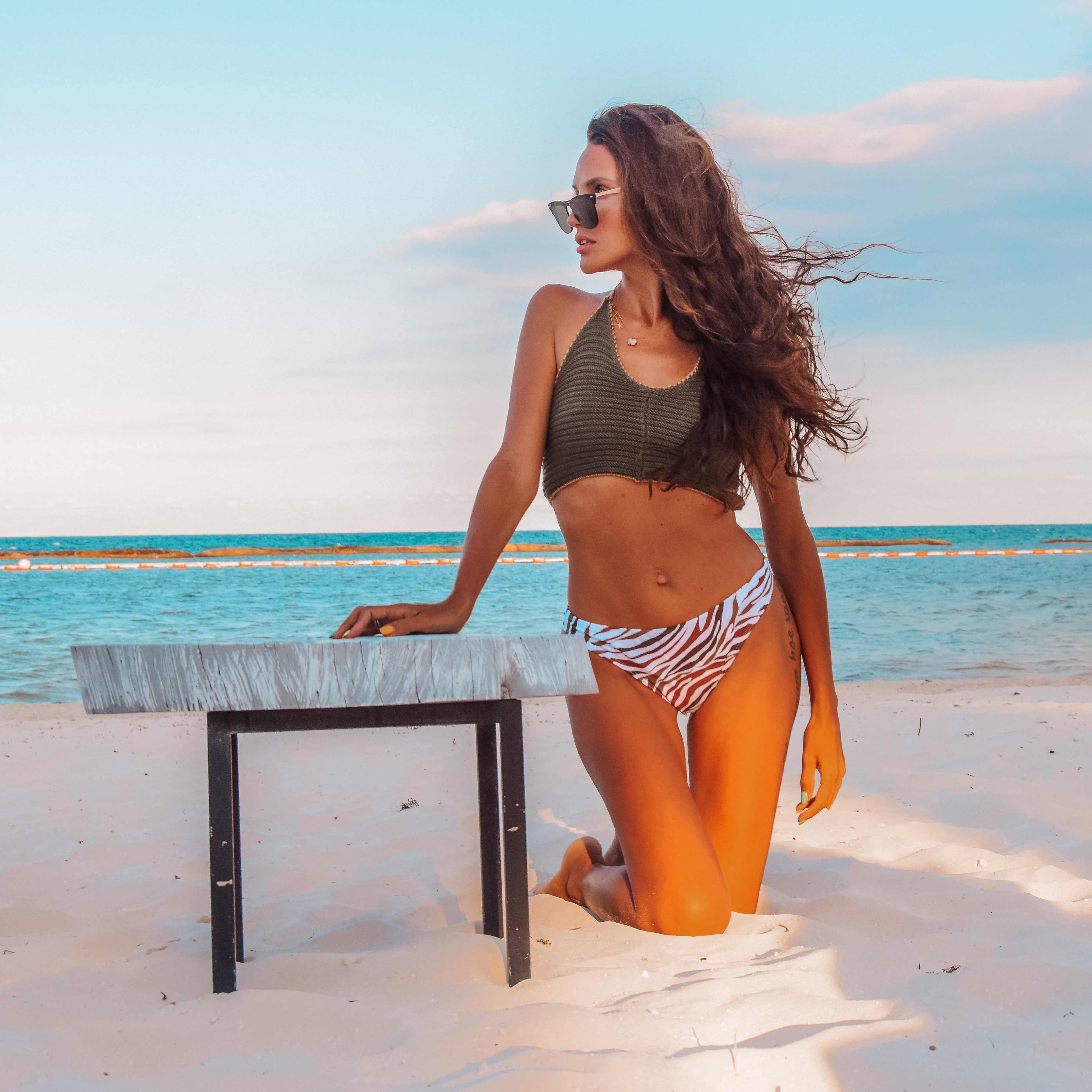 AZULKO TOP Elepanta Women's Top - Buy Today Elephant Pants Jewelry And Bohemian Clothes Handmade In Thailand Help To Save The Elephants FairTrade And Vegan