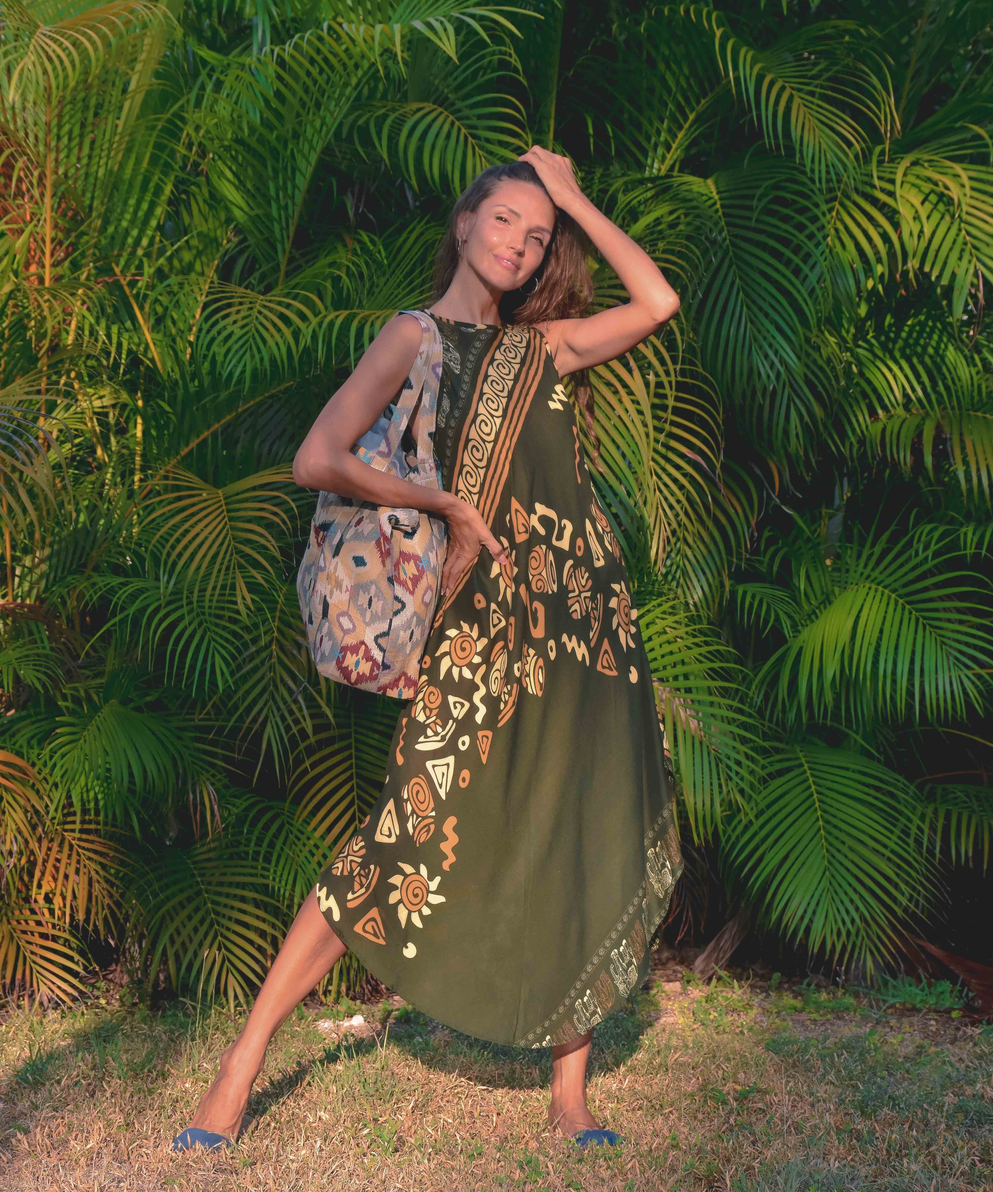 BURMA DRESS Elepanta Dresses - Buy Today Elephant Pants Jewelry And Bohemian Clothes Handmade In Thailand Help To Save The Elephants FairTrade And Vegan