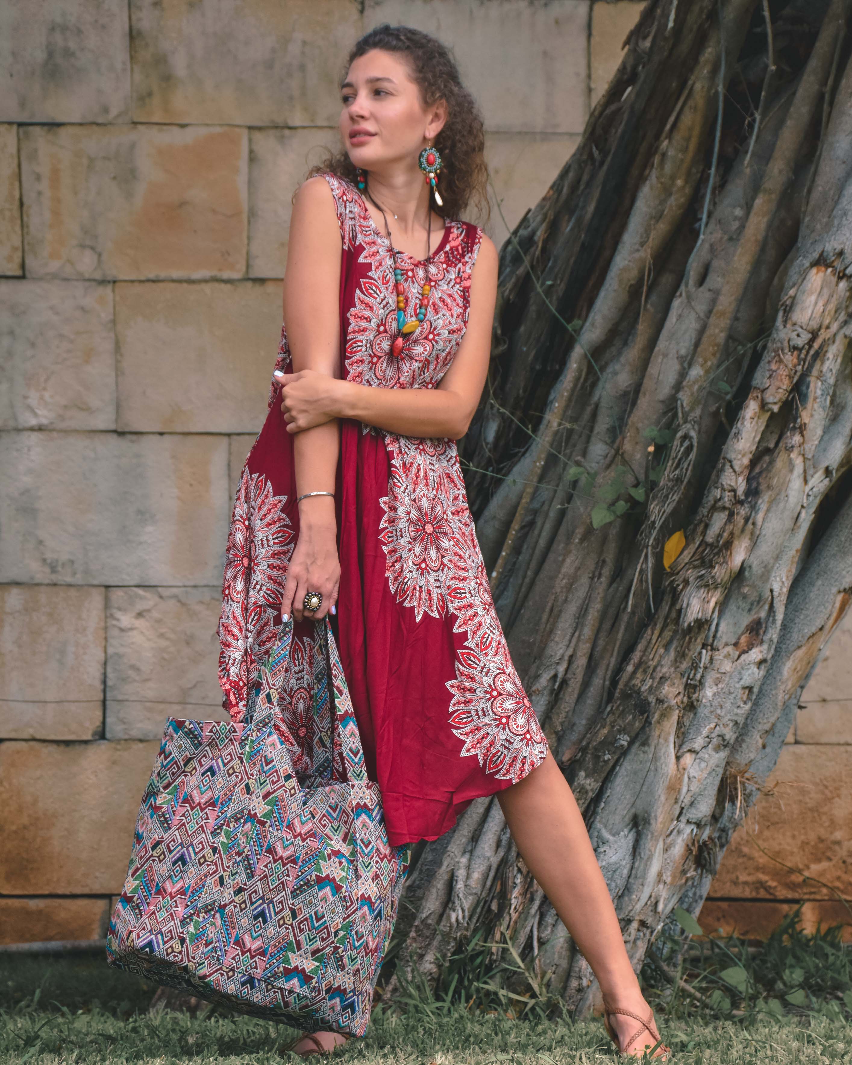 MALAGA DRESS Elepanta Dresses - Buy Today Elephant Pants Jewelry And Bohemian Clothes Handmade In Thailand Help To Save The Elephants FairTrade And Vegan