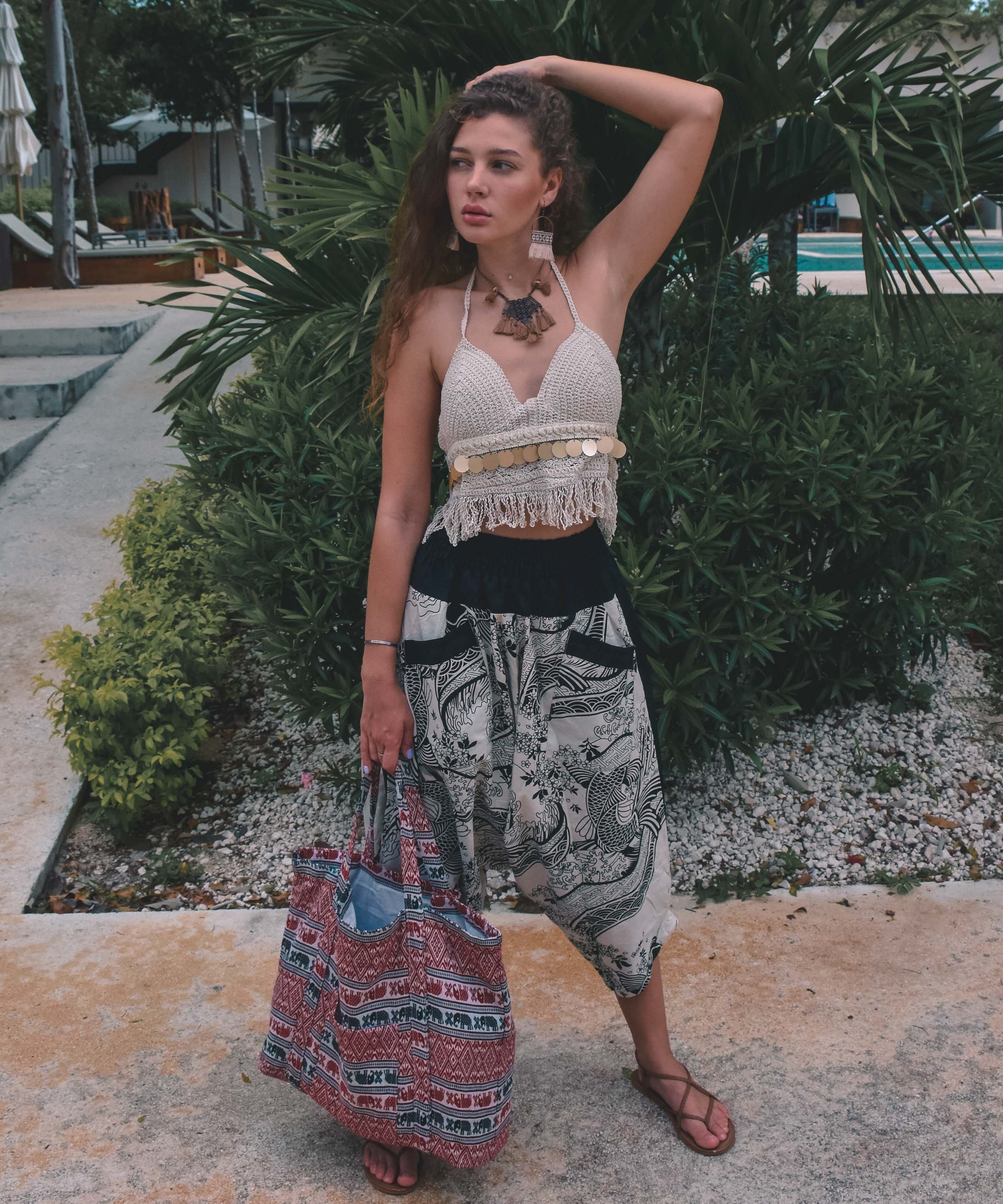 MALAWI BEACH BAG Elepanta Beach Bags - Buy Today Elephant Pants Jewelry And Bohemian Clothes Handmade In Thailand Help To Save The Elephants FairTrade And Vegan