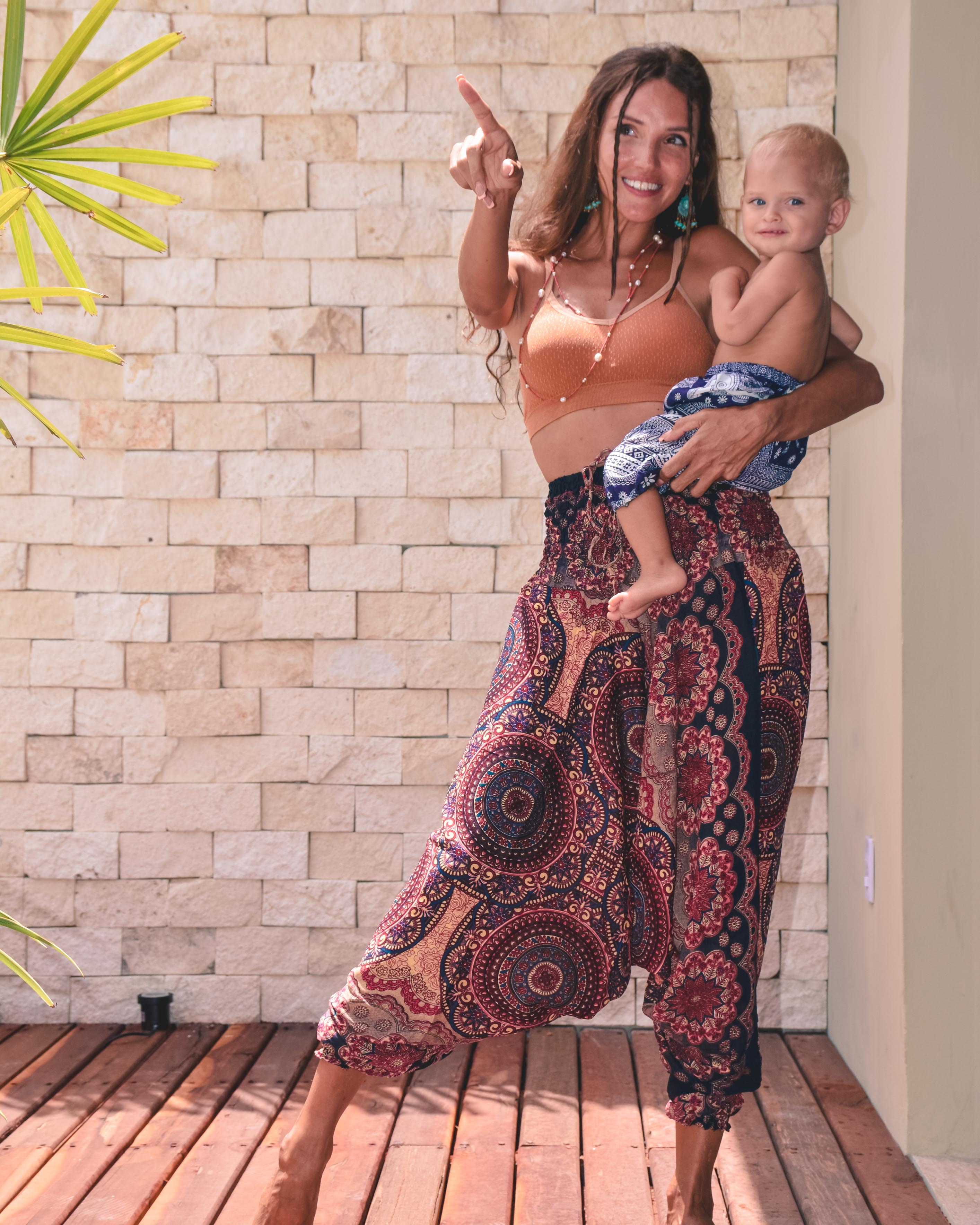 AHAU YOGA PANTS Elepanta Aladdin Pants - Buy Today Elephant Pants Jewelry And Bohemian Clothes Handmade In Thailand Help To Save The Elephants FairTrade And Vegan