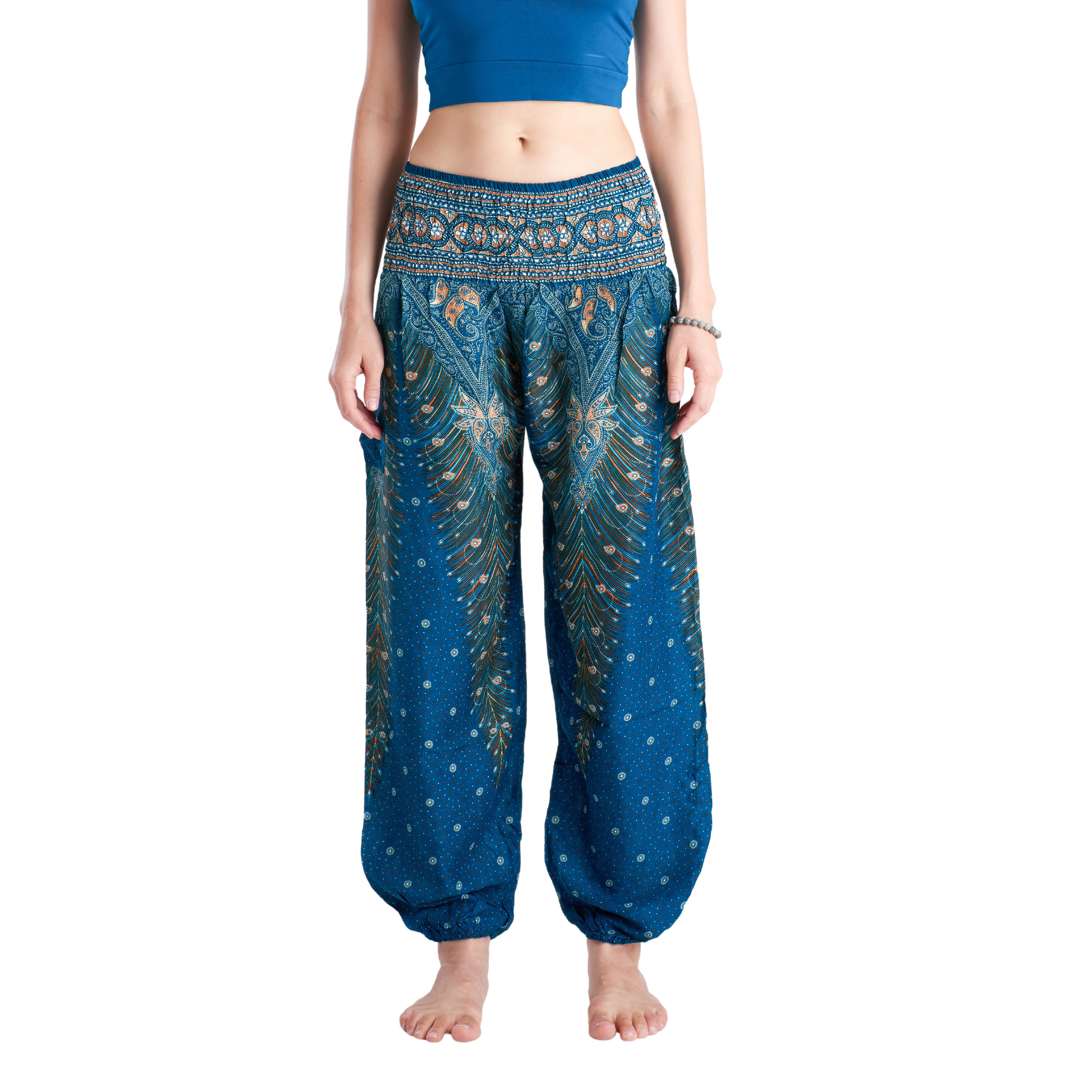 LOPBURI PANTS - Elastic Waist Elepanta Elastic Waist Pants - Buy Today Elephant Pants Jewelry And Bohemian Clothes Handmade In Thailand Help To Save The Elephants FairTrade And Vegan