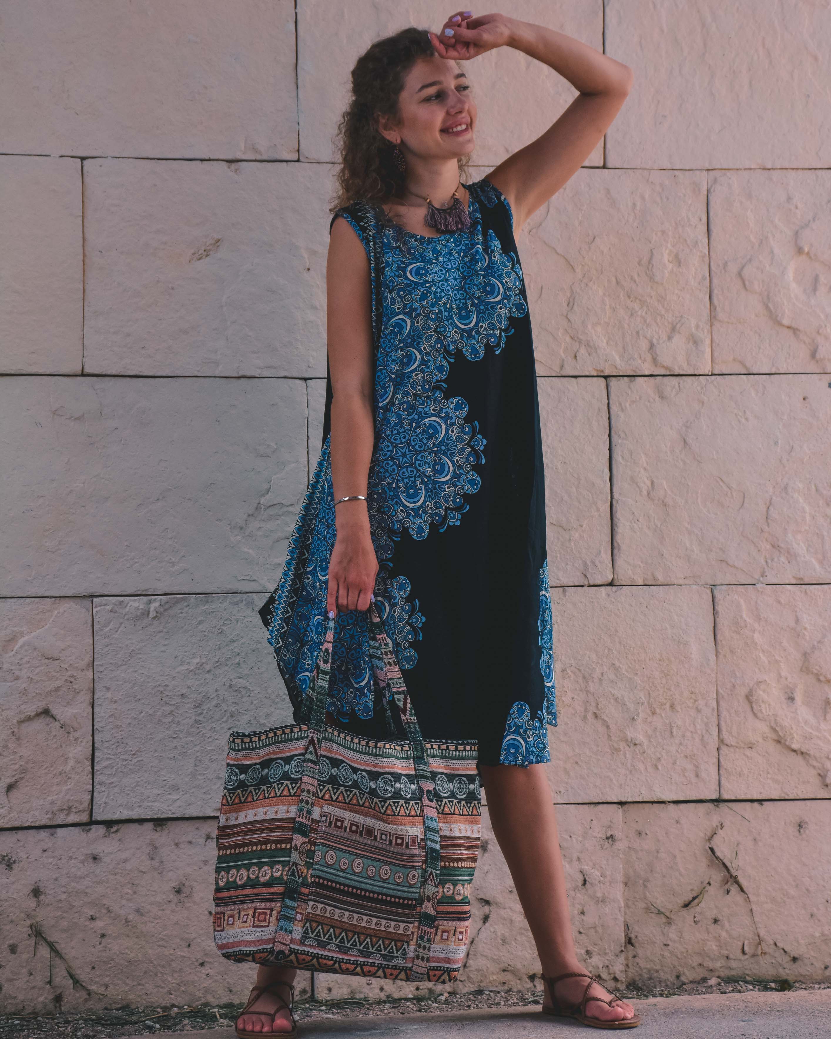 AMALFI DRESS Elepanta Dresses - Buy Today Elephant Pants Jewelry And Bohemian Clothes Handmade In Thailand Help To Save The Elephants FairTrade And Vegan