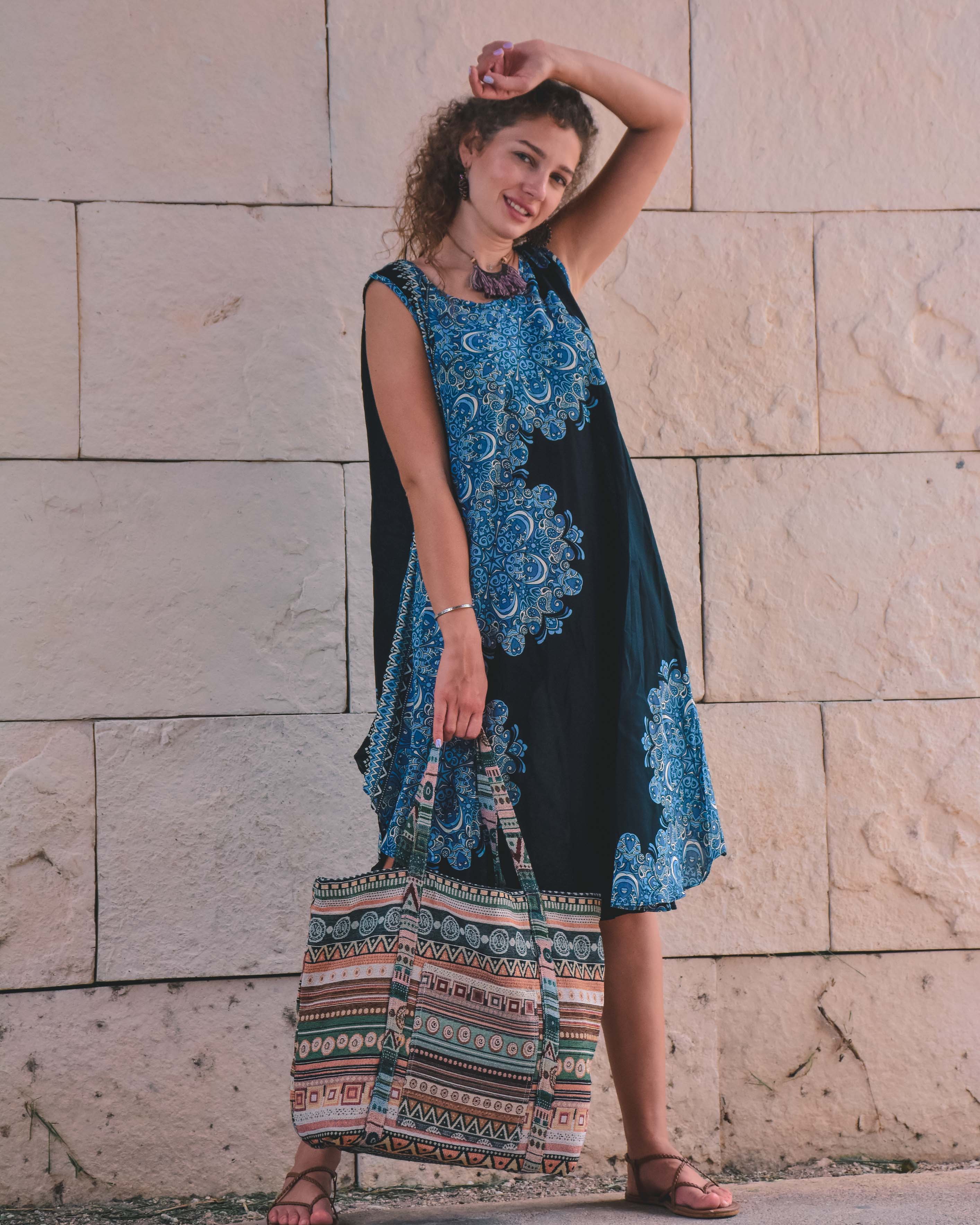 AMALFI DRESS Elepanta Dresses - Buy Today Elephant Pants Jewelry And Bohemian Clothes Handmade In Thailand Help To Save The Elephants FairTrade And Vegan