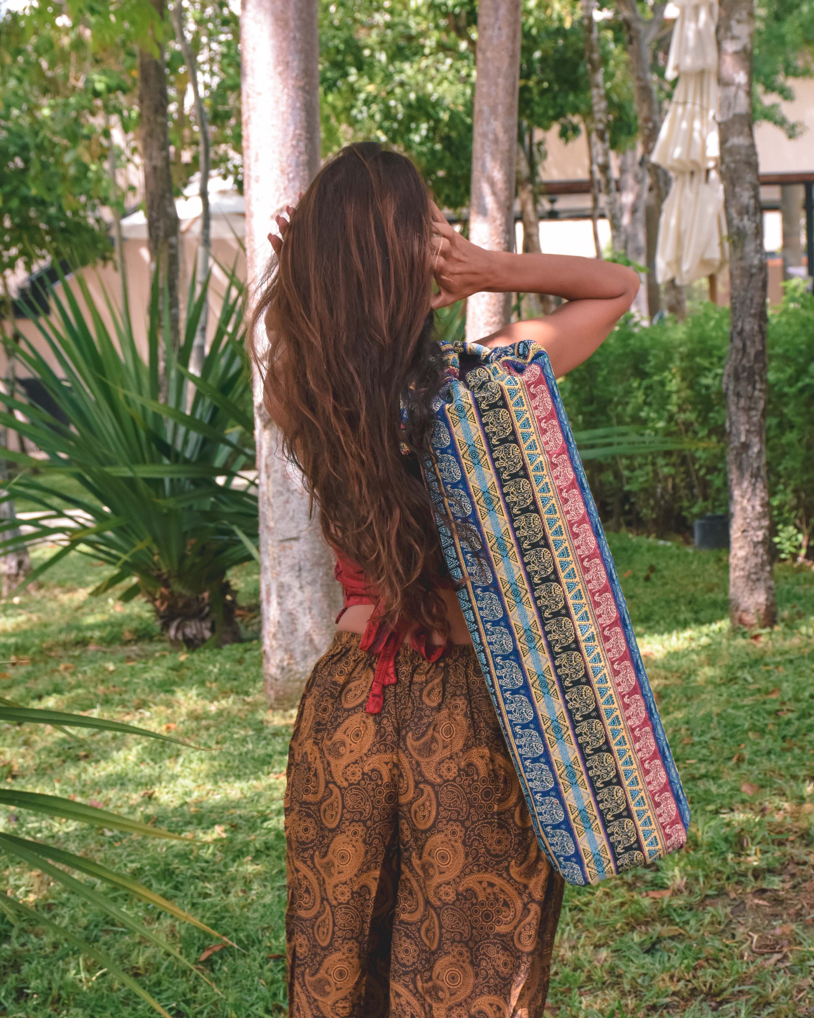SAVANNA YOGA BAG Elepanta Yoga Bag - Buy Today Elephant Pants Jewelry And Bohemian Clothes Handmade In Thailand Help To Save The Elephants FairTrade And Vegan