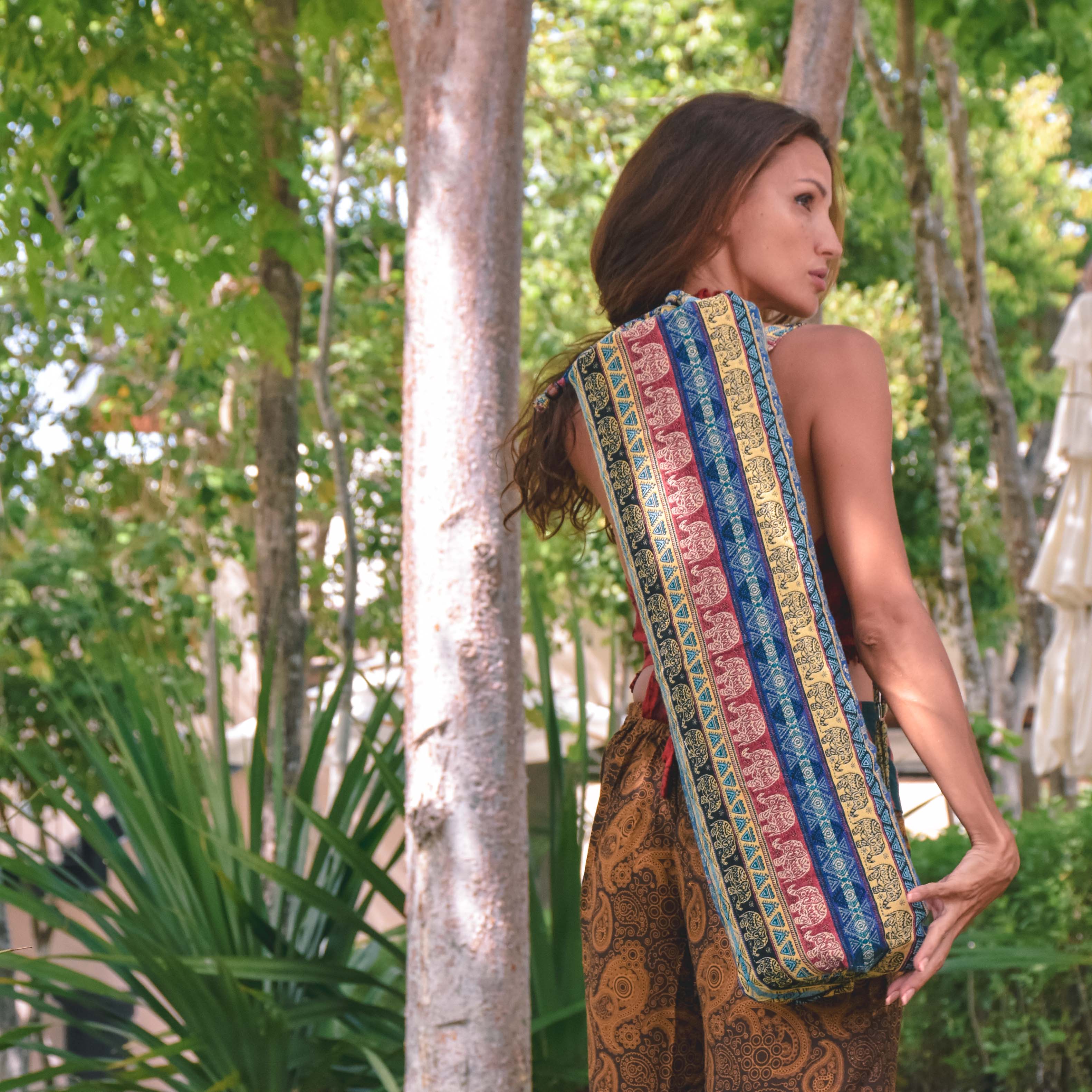 SAVANNA YOGA BAG Elepanta Yoga Bag - Buy Today Elephant Pants Jewelry And Bohemian Clothes Handmade In Thailand Help To Save The Elephants FairTrade And Vegan