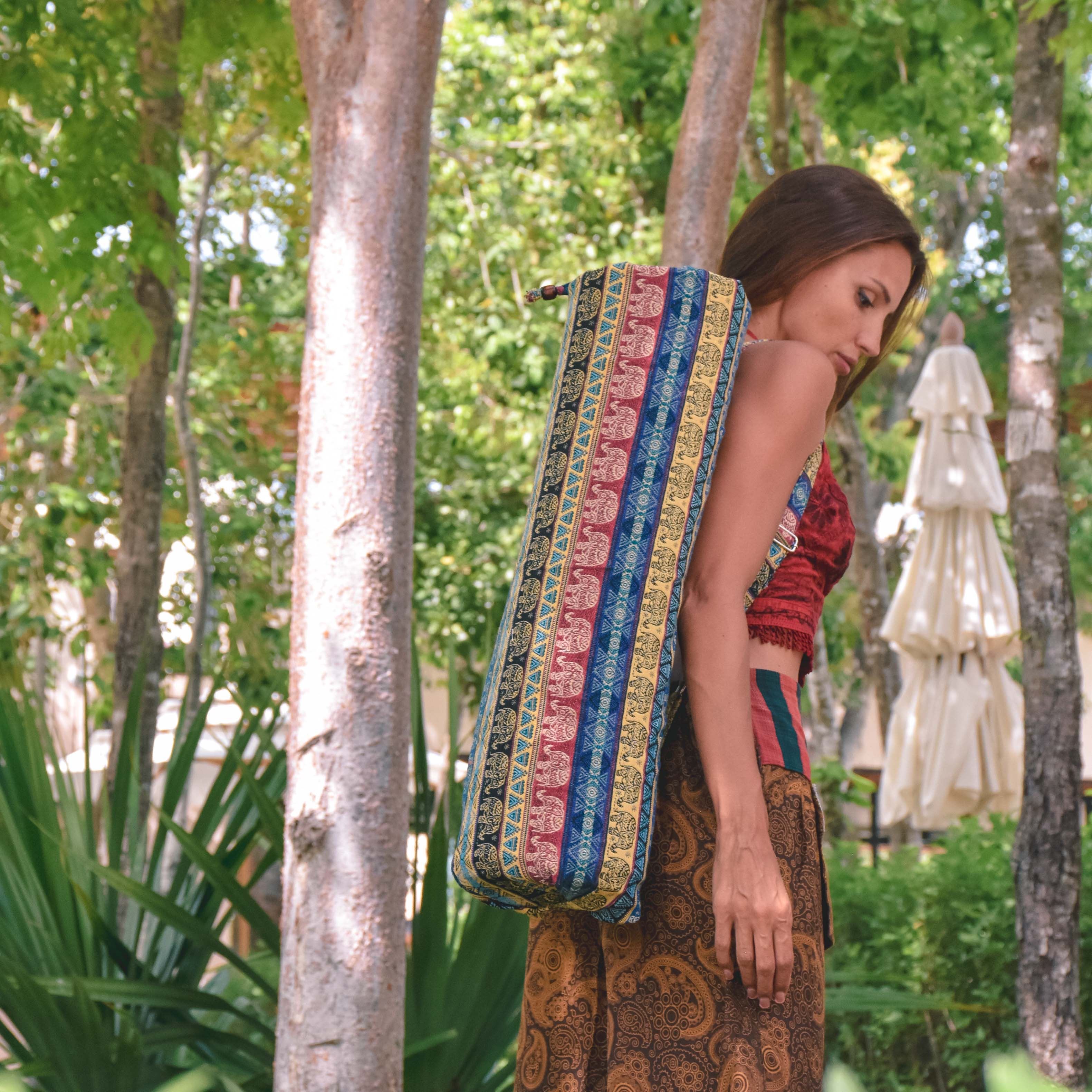SAVANNA YOGA BAG Elepanta Yoga Bag - Buy Today Elephant Pants Jewelry And Bohemian Clothes Handmade In Thailand Help To Save The Elephants FairTrade And Vegan